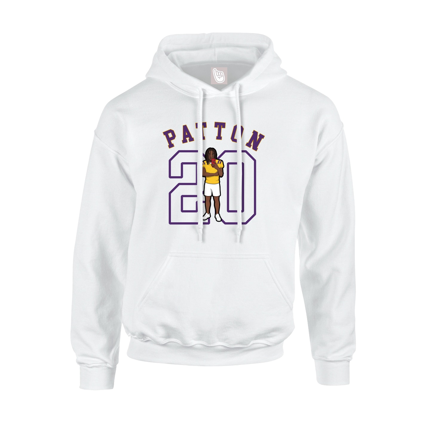 Hoodie — Shirsey Arch in White