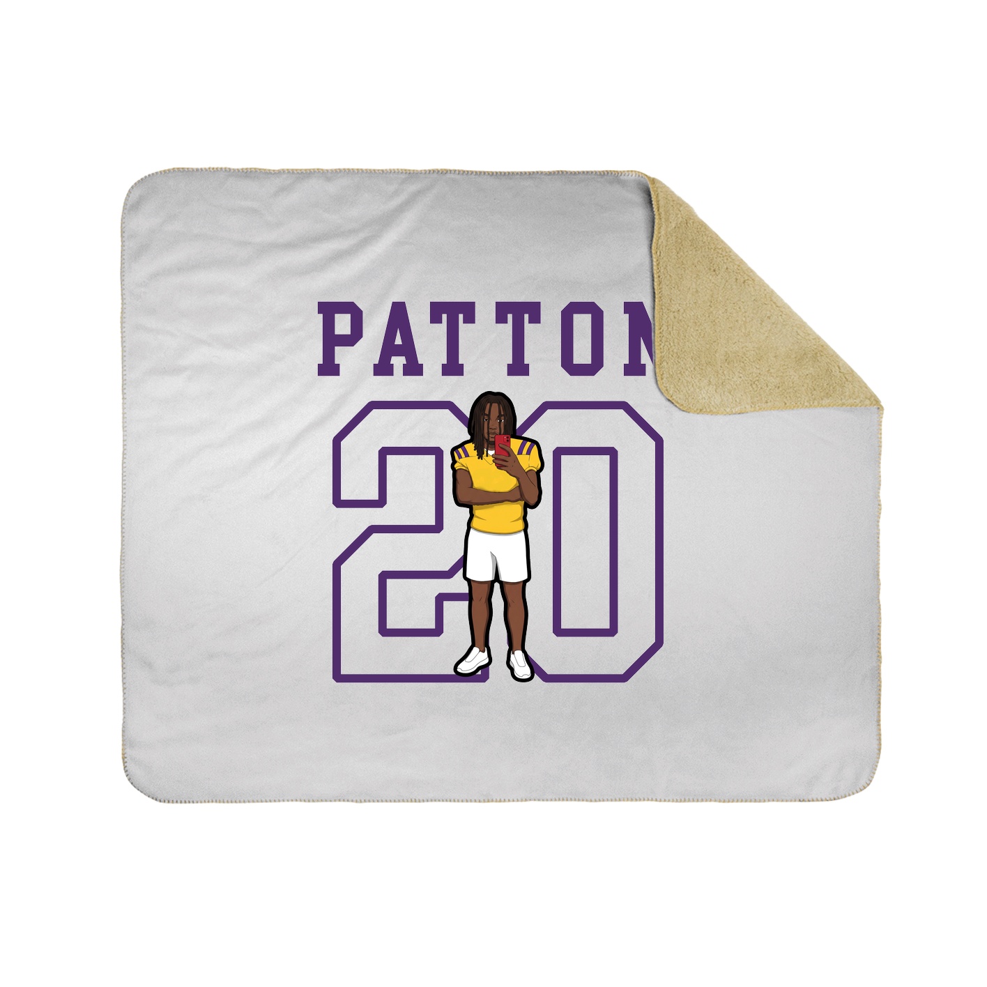 Throw Blanket — Shirsey in White