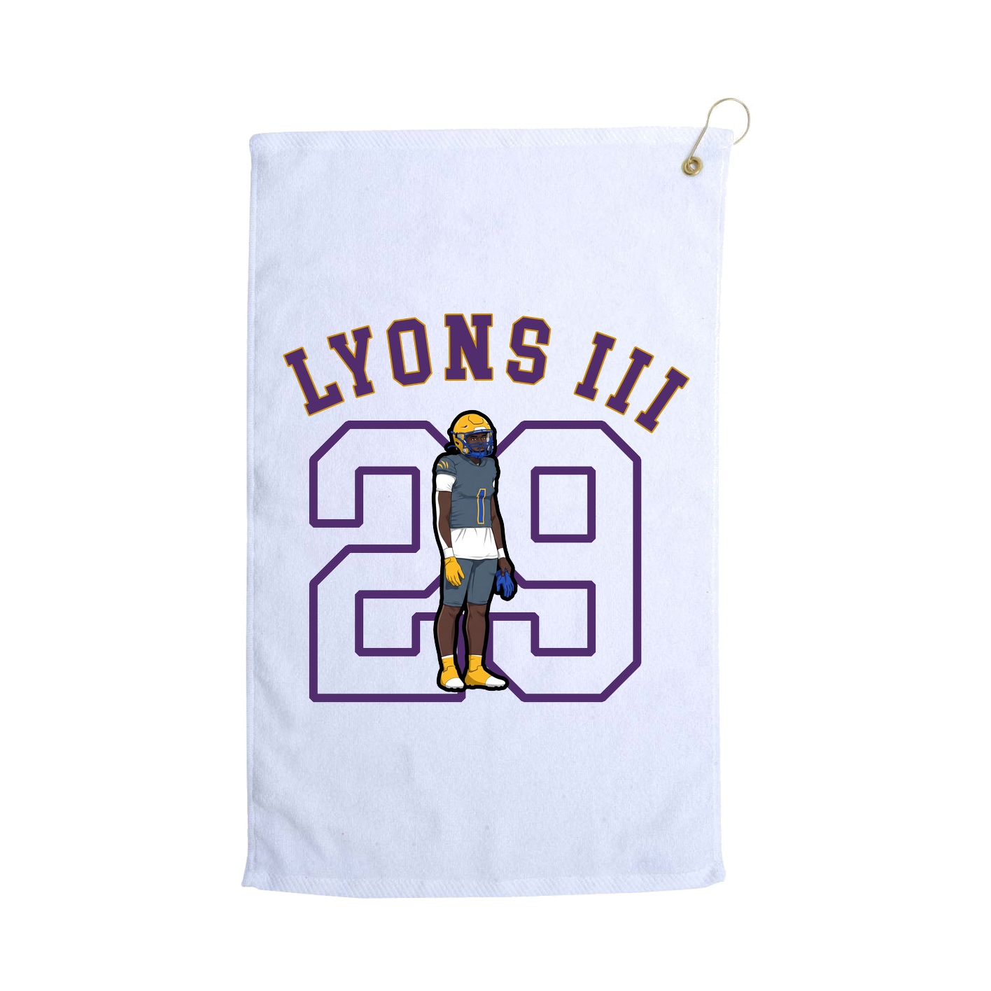 Golf Towel — Shirsey Arch in White