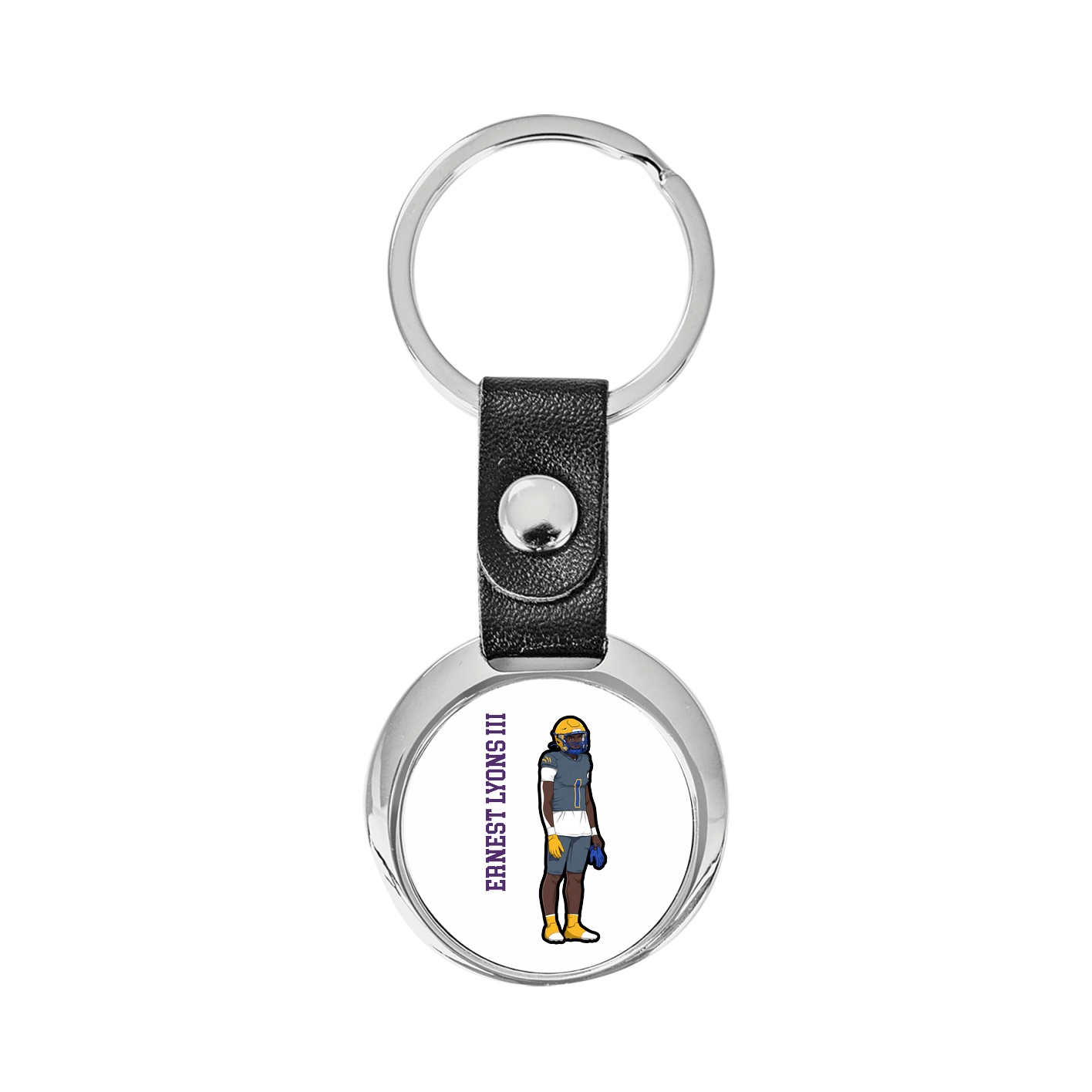 Key Chain — Name Vertical in Classic