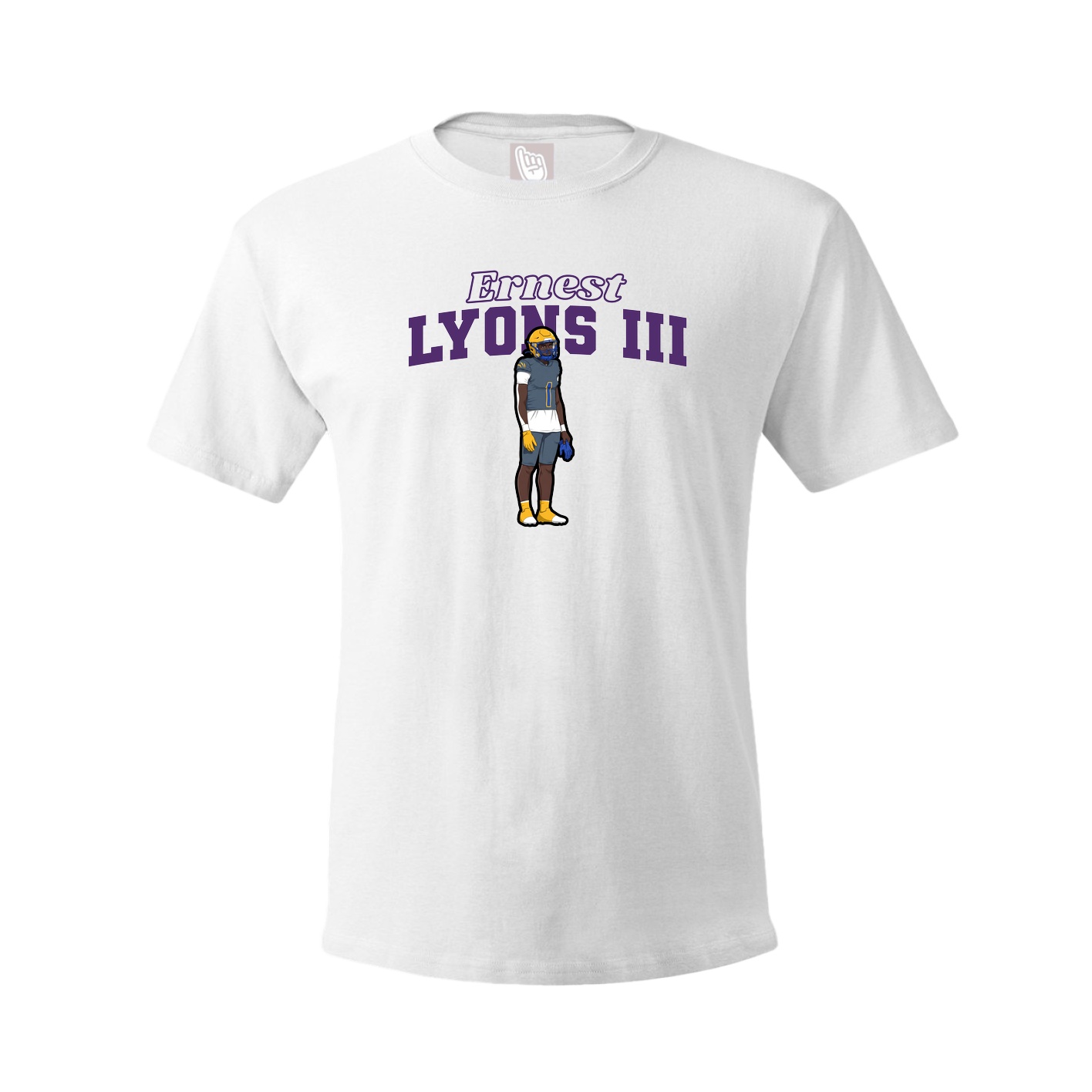 Tee — Name Arch in White