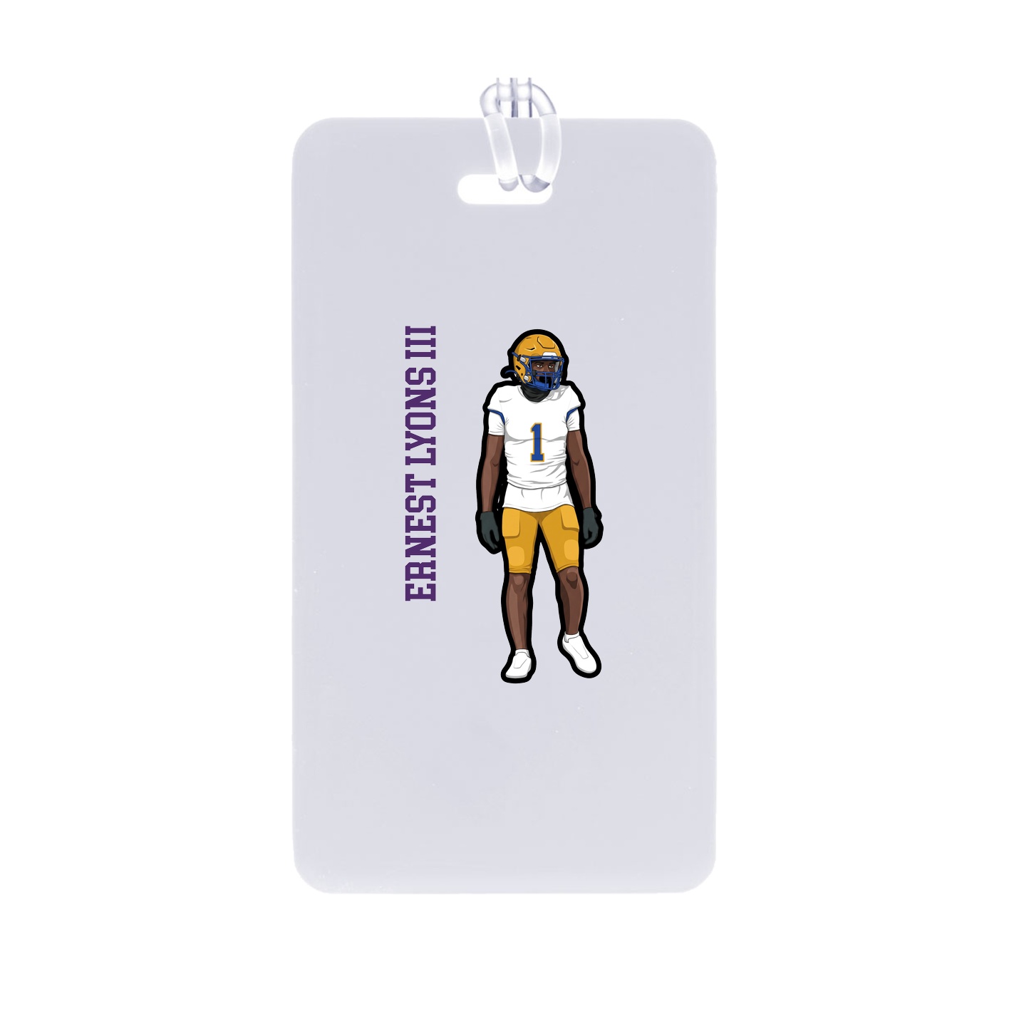 Bag Tag — Name Vertical in Classic