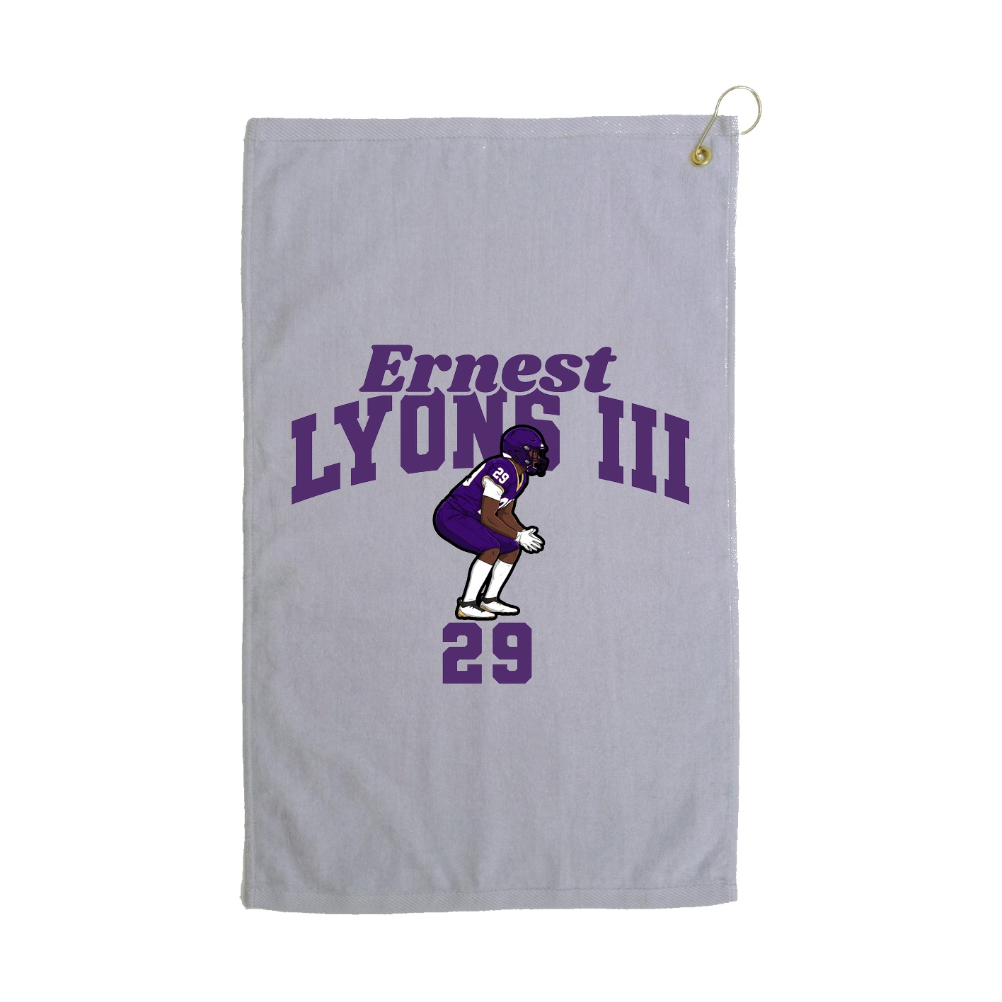 Golf Towel — Signature Arch in Grey