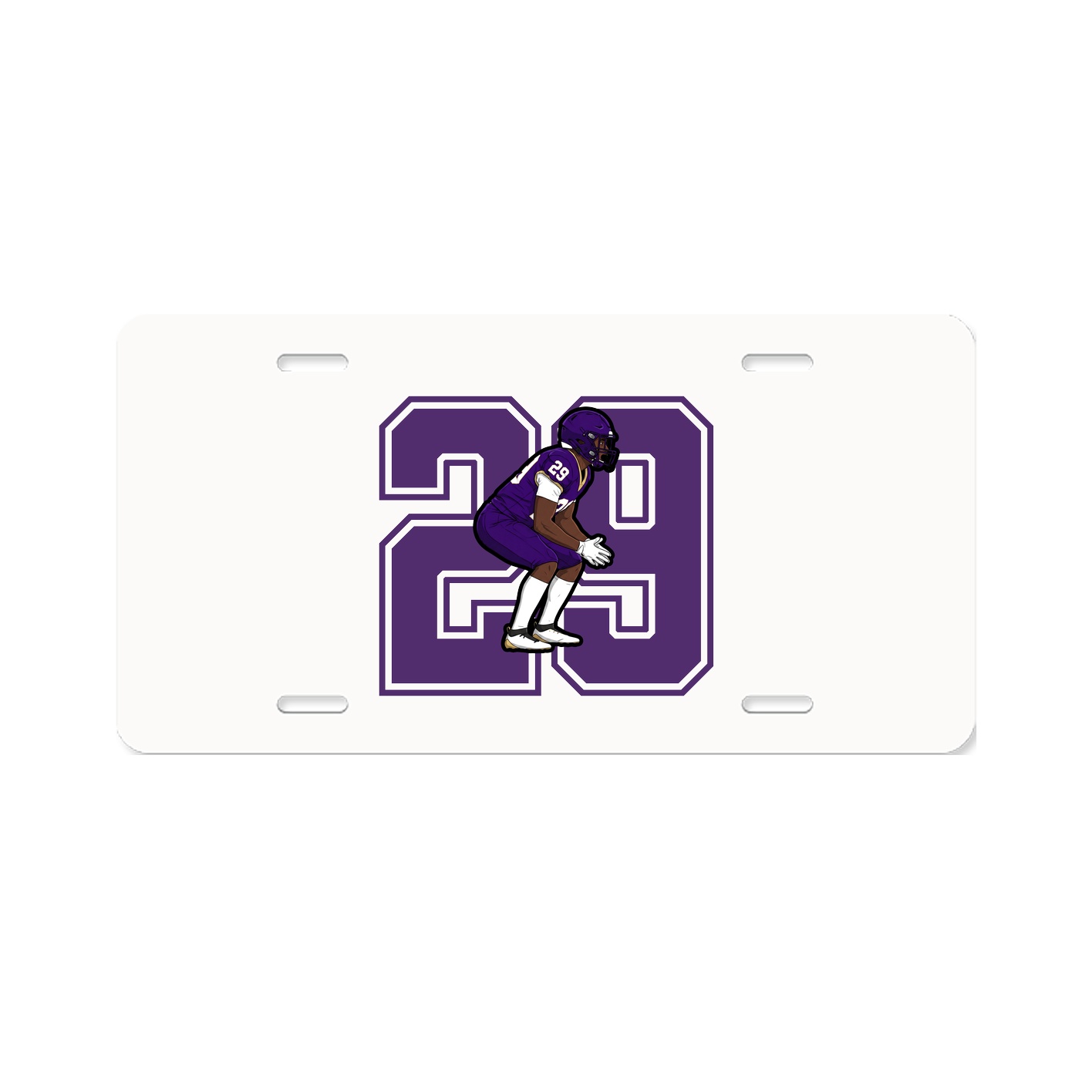 License Plate — Number in Classic