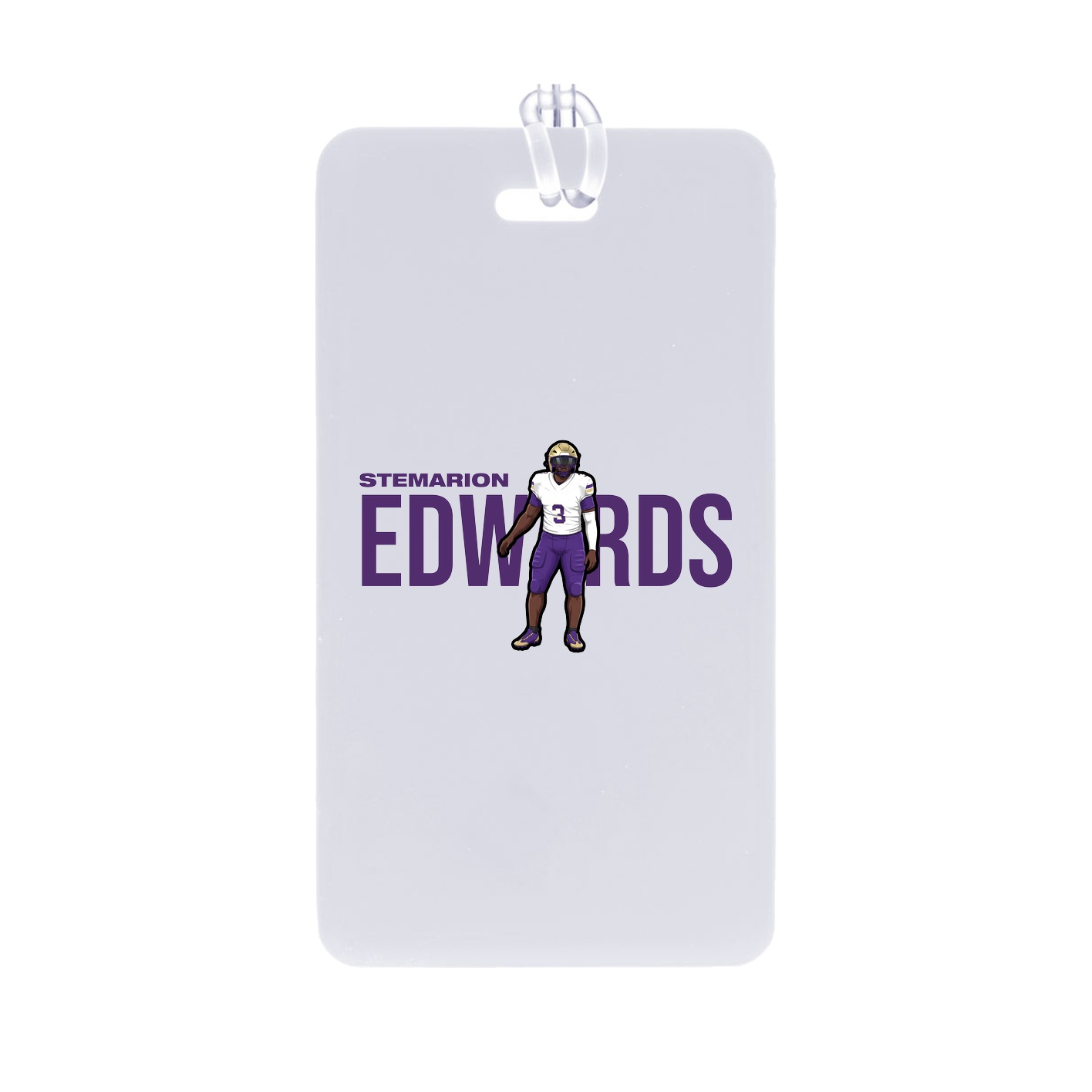 Bag Tag — Player Name in Classic