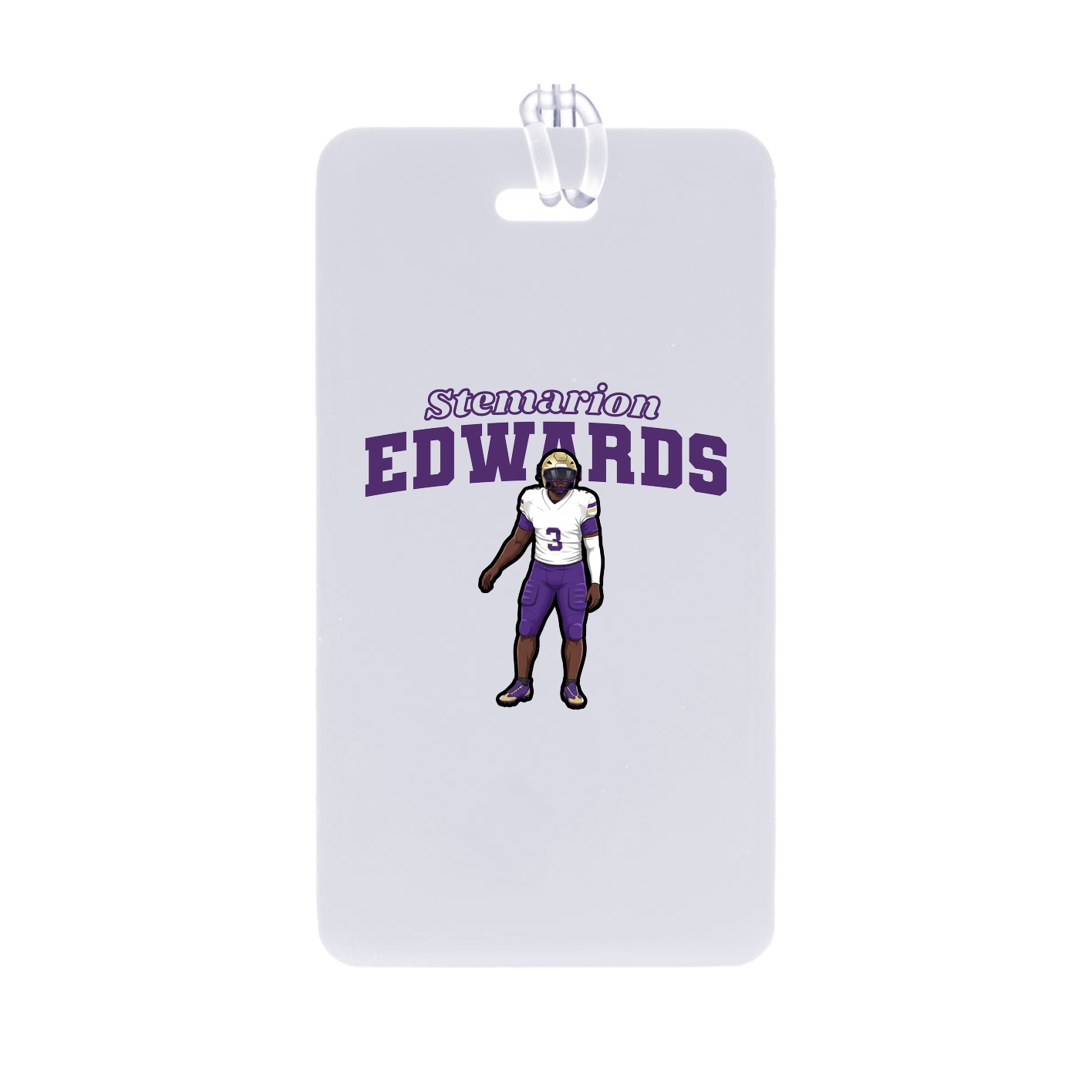 Bag Tag — Name Arch in Classic