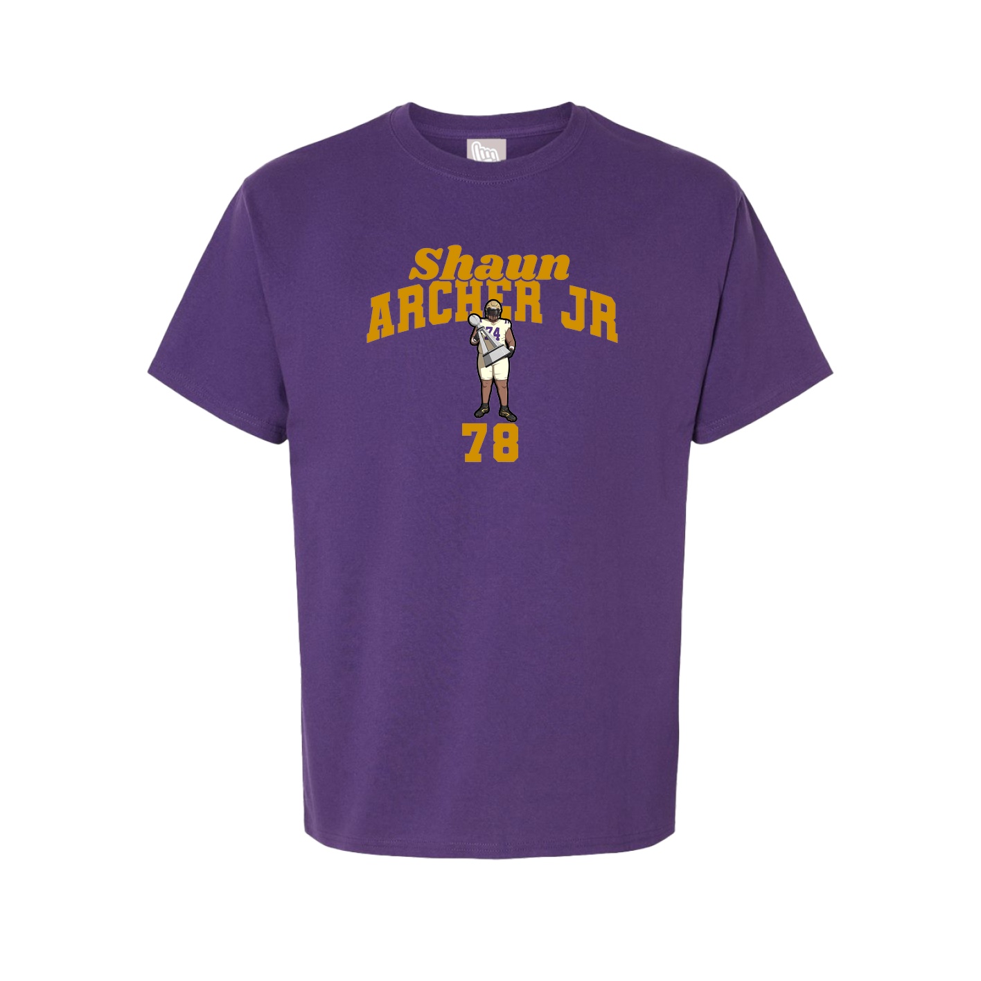 Tee — Signature Arch in Purple