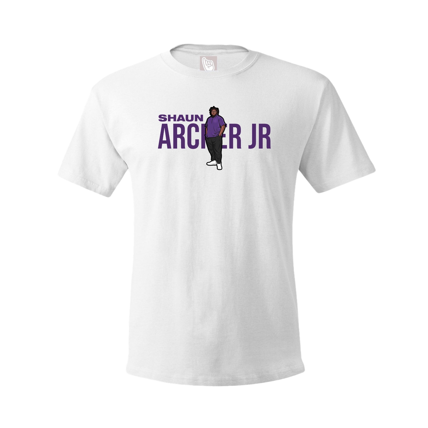 Youth Tee — Player Name in White
