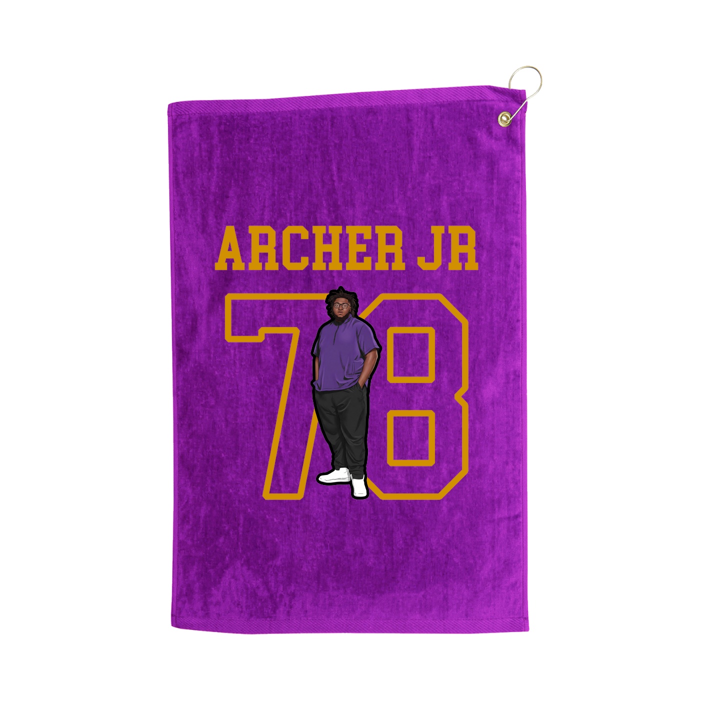 Golf Towel — Shirsey in Purple