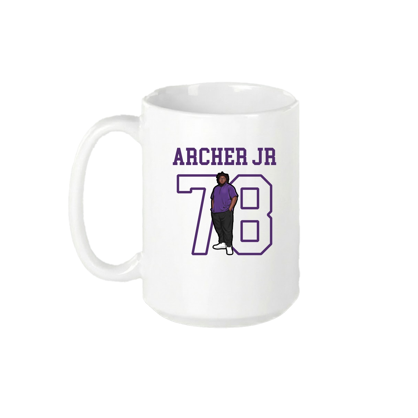 15oz Coffee Mug — Shirsey in White