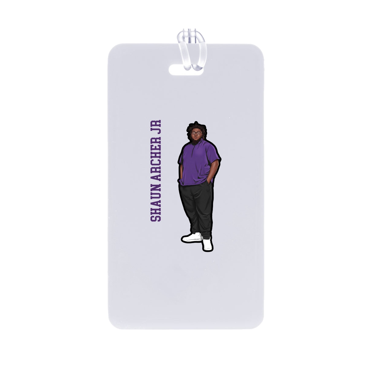 Bag Tag — Name Vertical in Classic