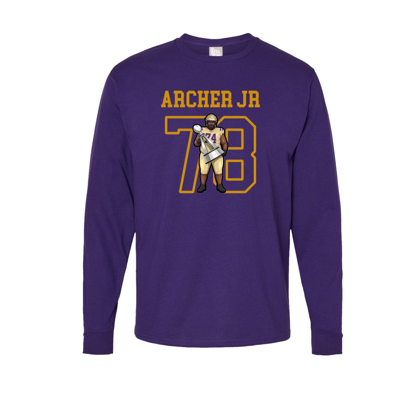Long Sleeve Tee — Shirsey in Purple