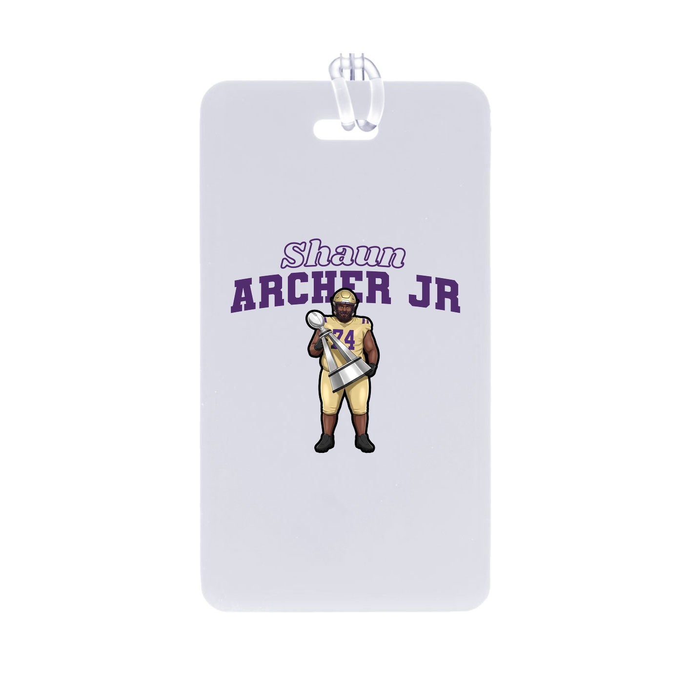 Bag Tag — Name Arch in Classic