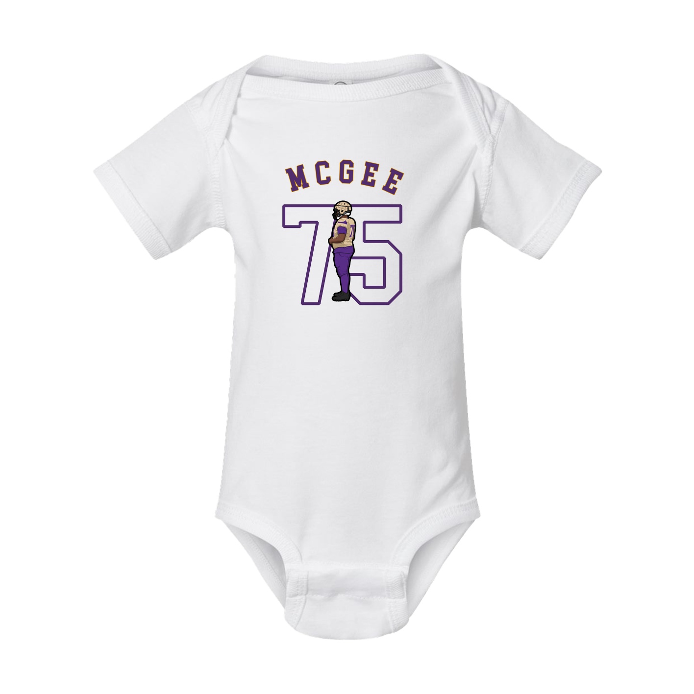 Baby Onesie — Shirsey Arch in White