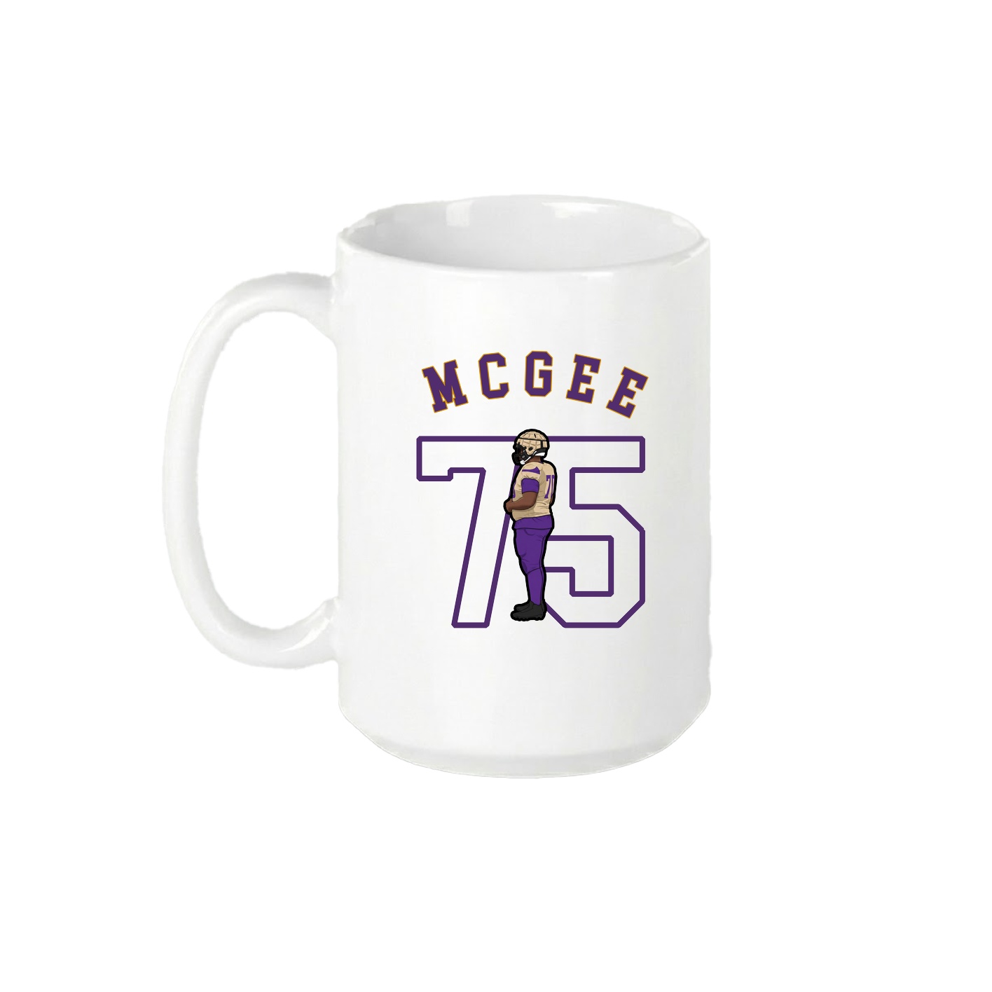 15oz Coffee Mug — Shirsey Arch in White