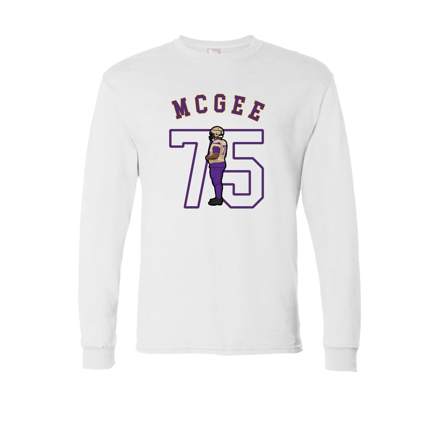 Long Sleeve Tee — Shirsey Arch in White