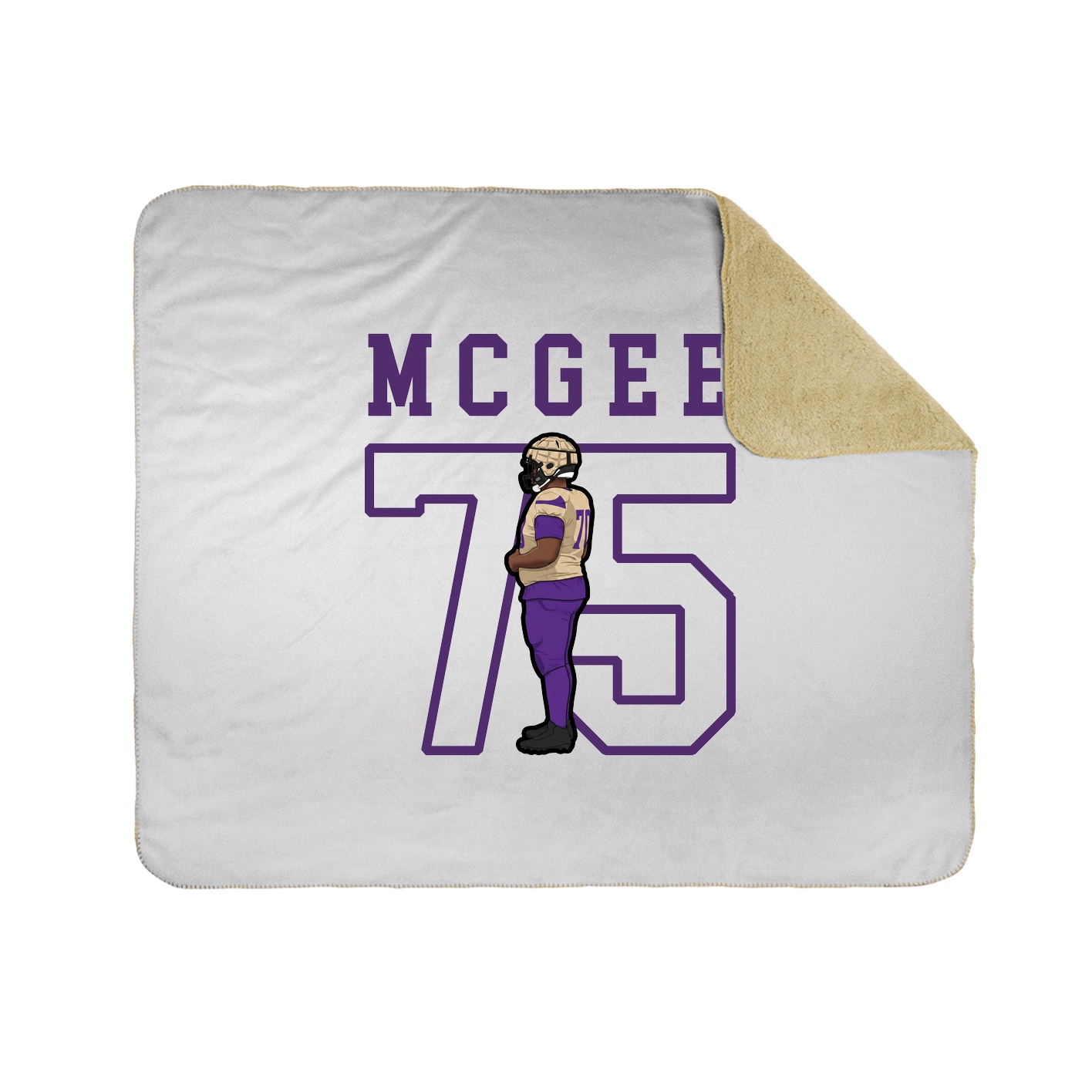 Throw Blanket — Shirsey in White