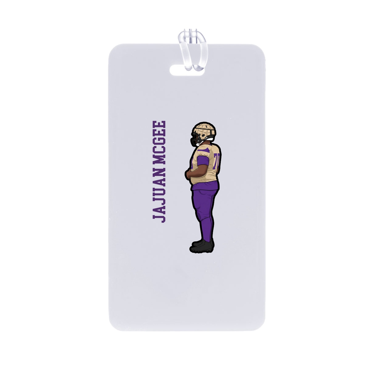 Bag Tag — Name Vertical in Classic