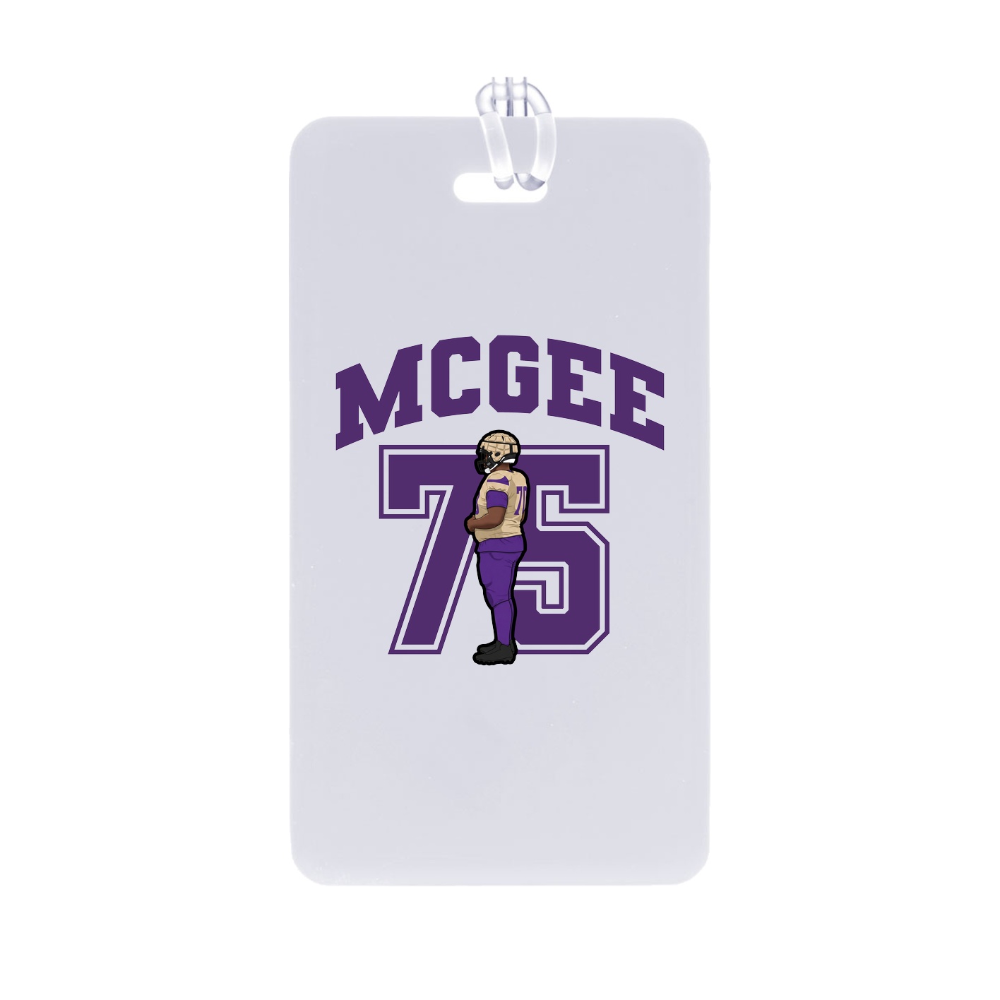 Bag Tag — Number in Classic