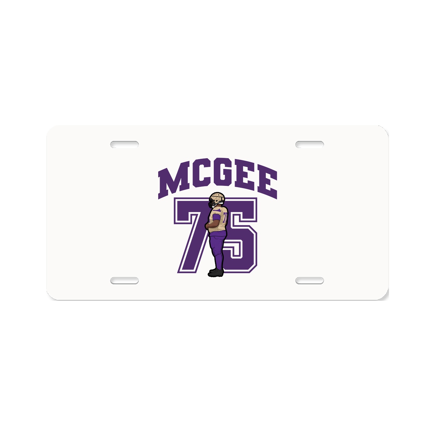 License Plate — Number in Classic