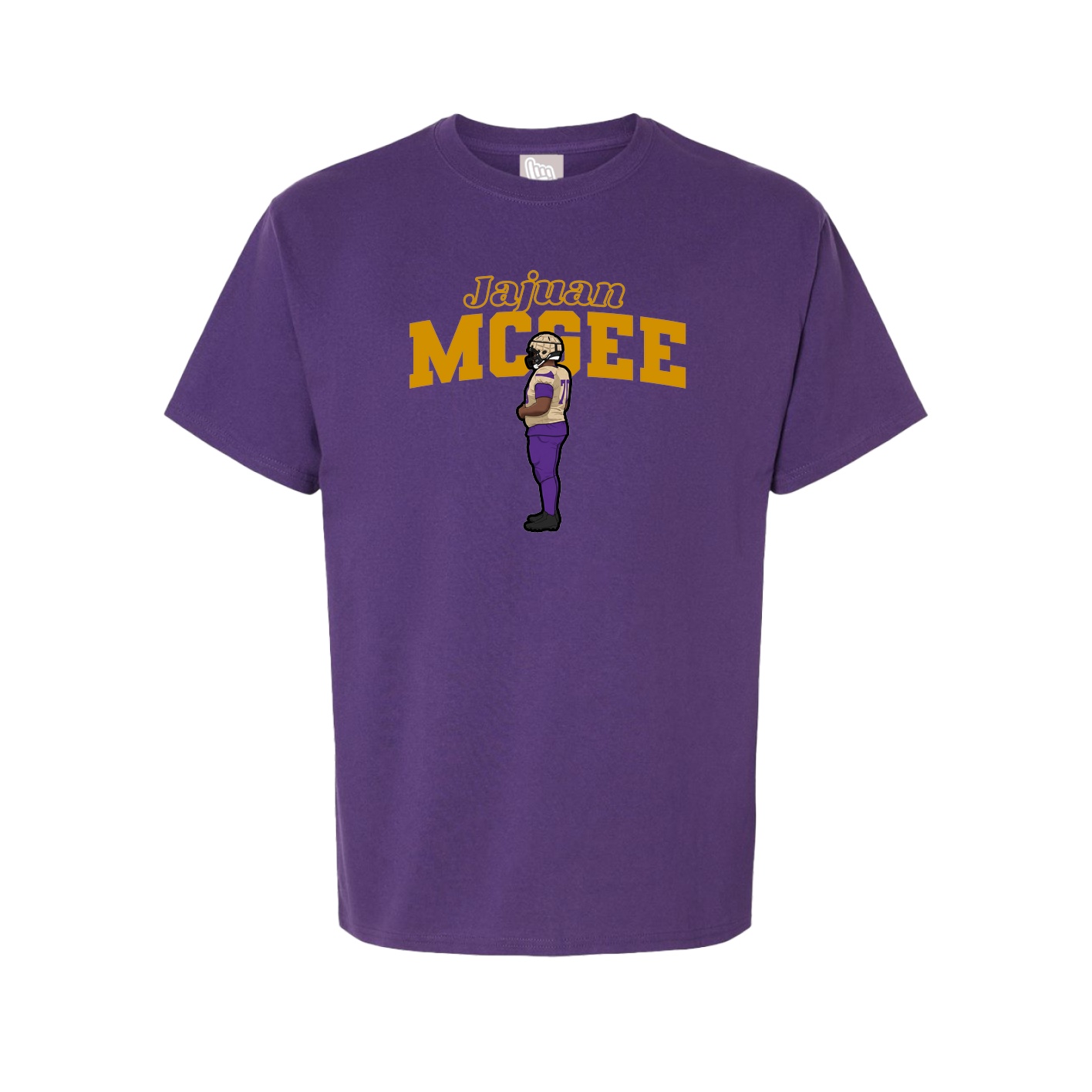 Tee — Name Arch in Purple
