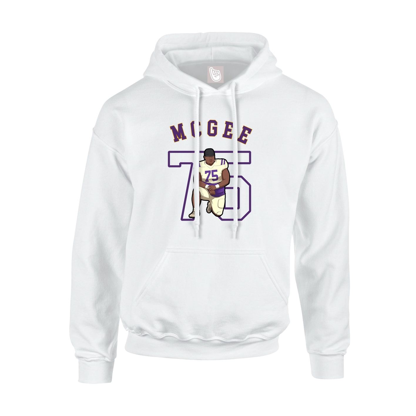 Hoodie — Shirsey Arch in White