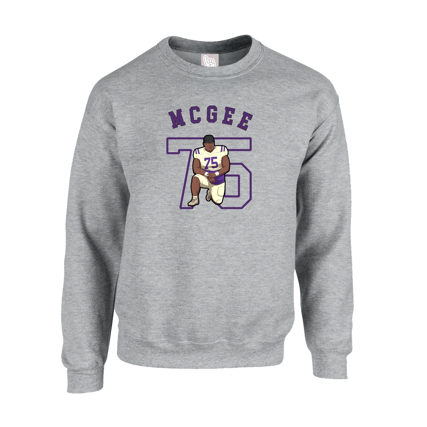 Fleece Crew — Shirsey Arch in Grey