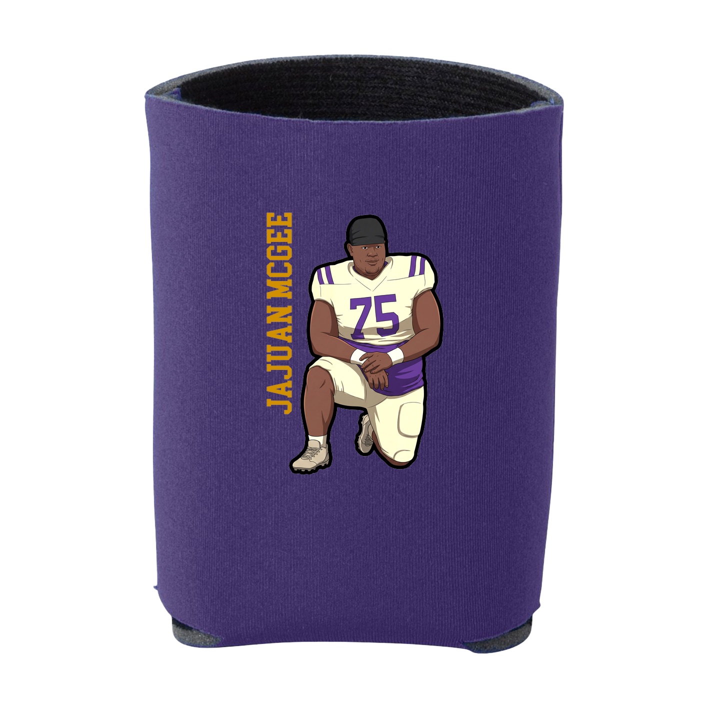 Can Holder — Name Vertical in Purple