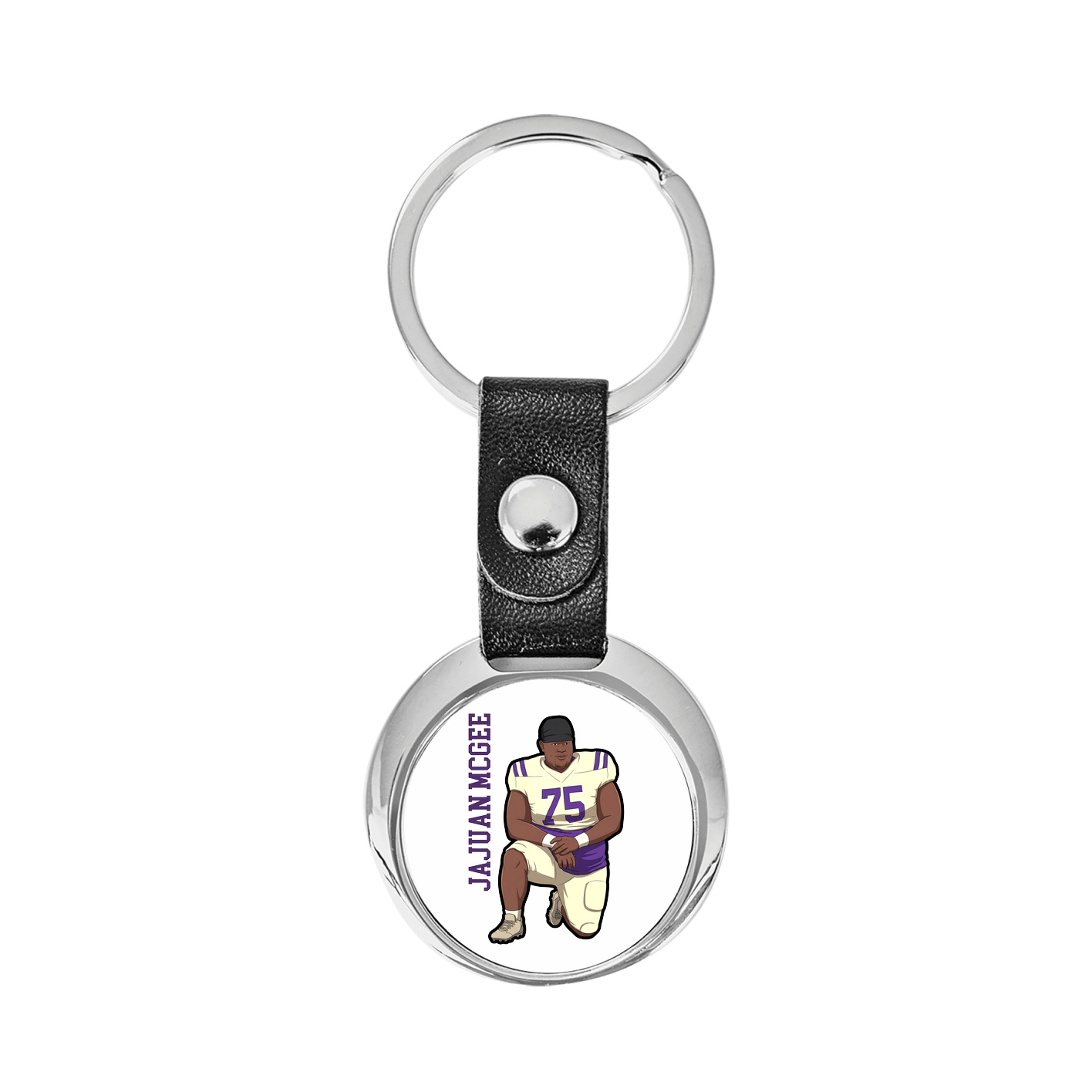 Key Chain — Name Vertical in Classic