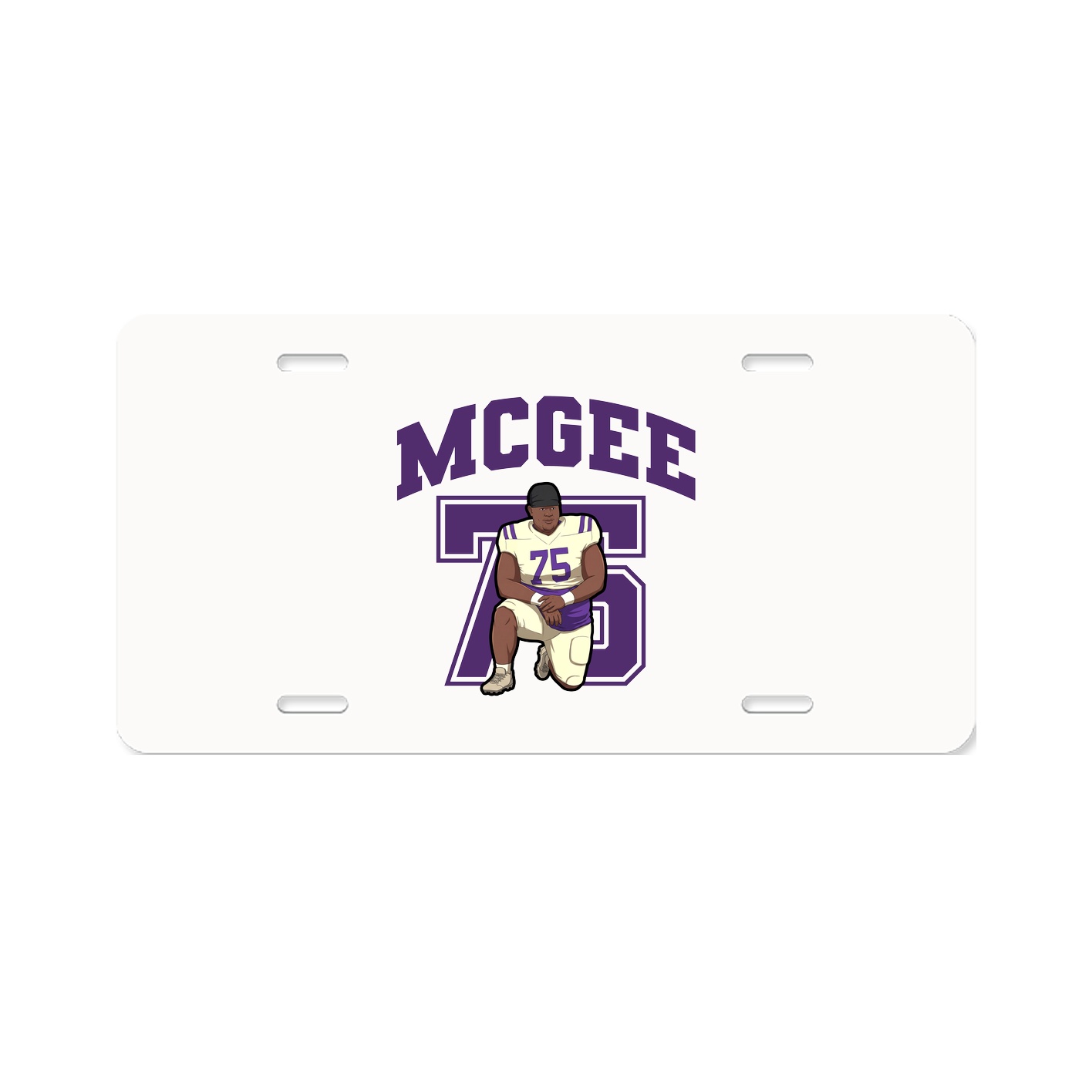 License Plate — Number in Classic