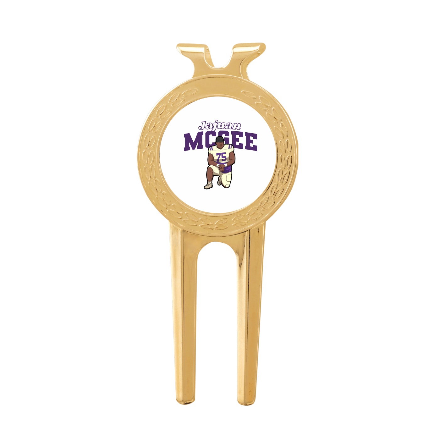 Divot Tool with Ball Marker — Name Arch in Classic