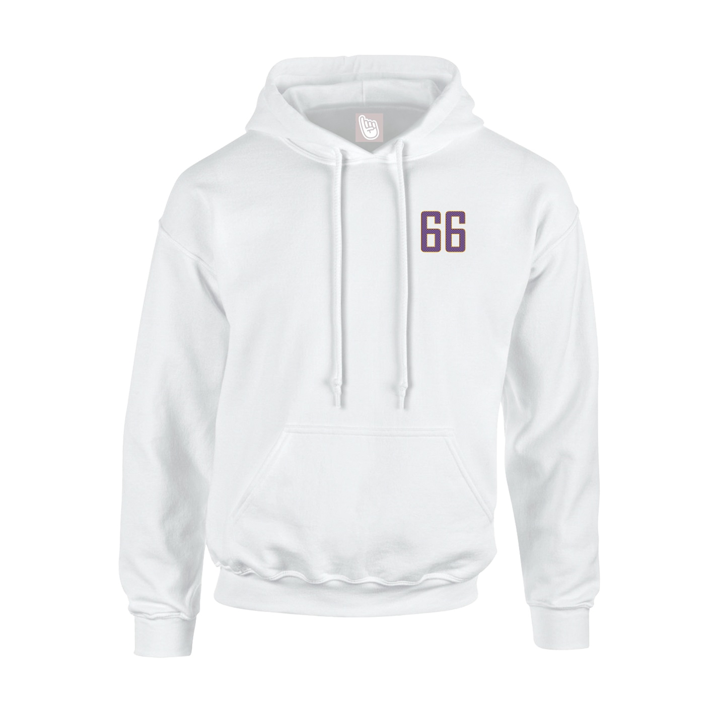 Youth Hoodie — Front Shirsy in White