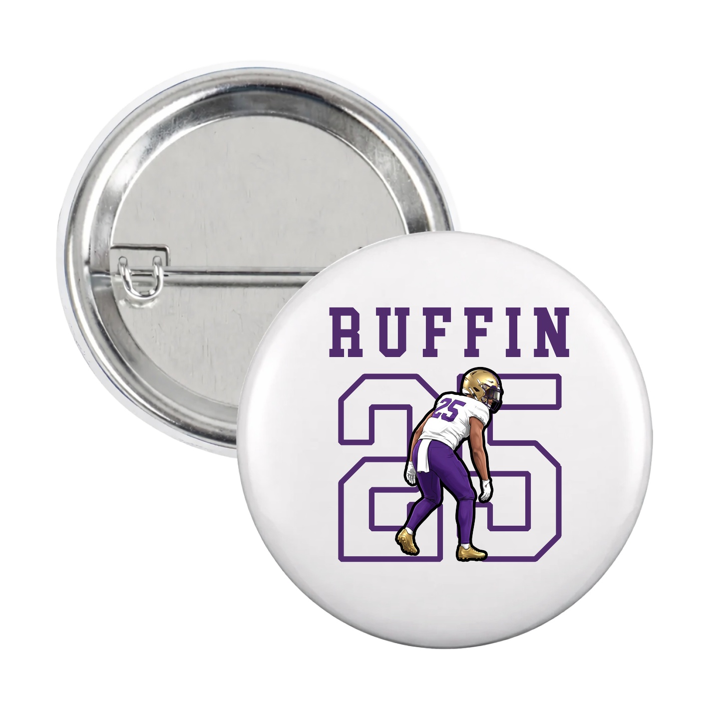Game Day Button — Shirsey in White