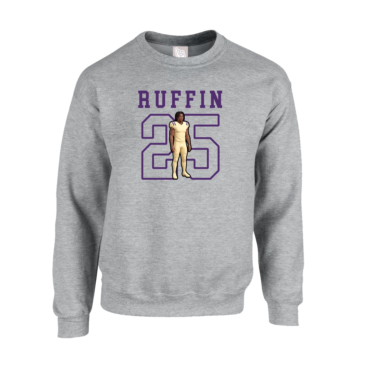 Fleece Crew — Shirsey in Grey