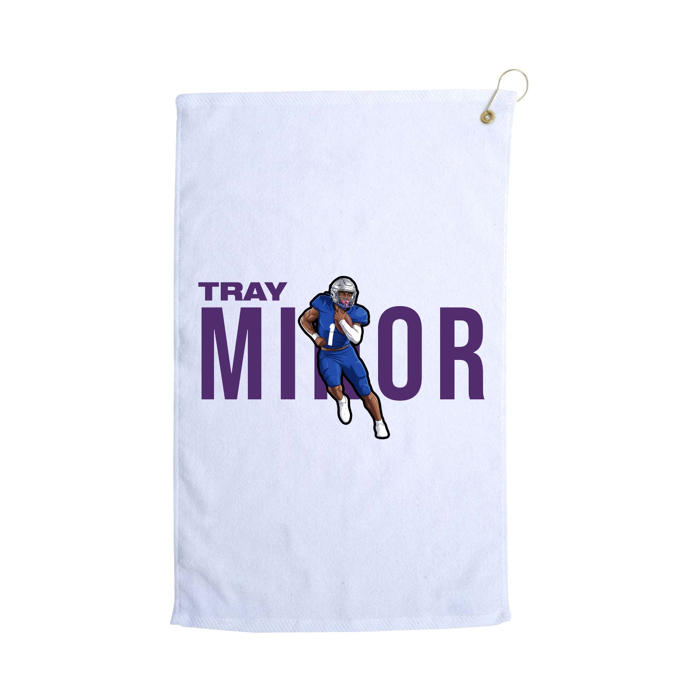 Golf Towel — Player Name in White