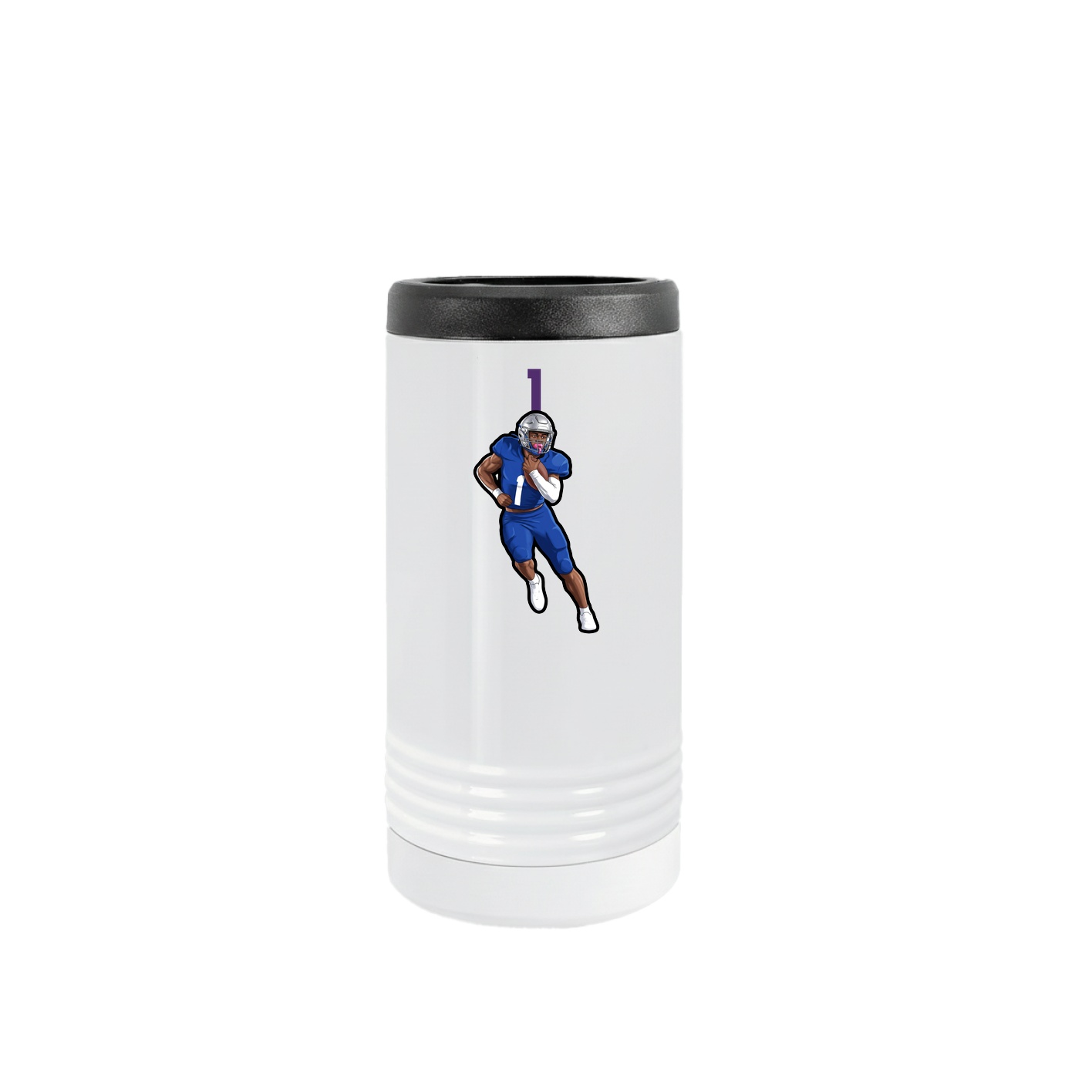 Slim Beverage Holder — Number Top in White
