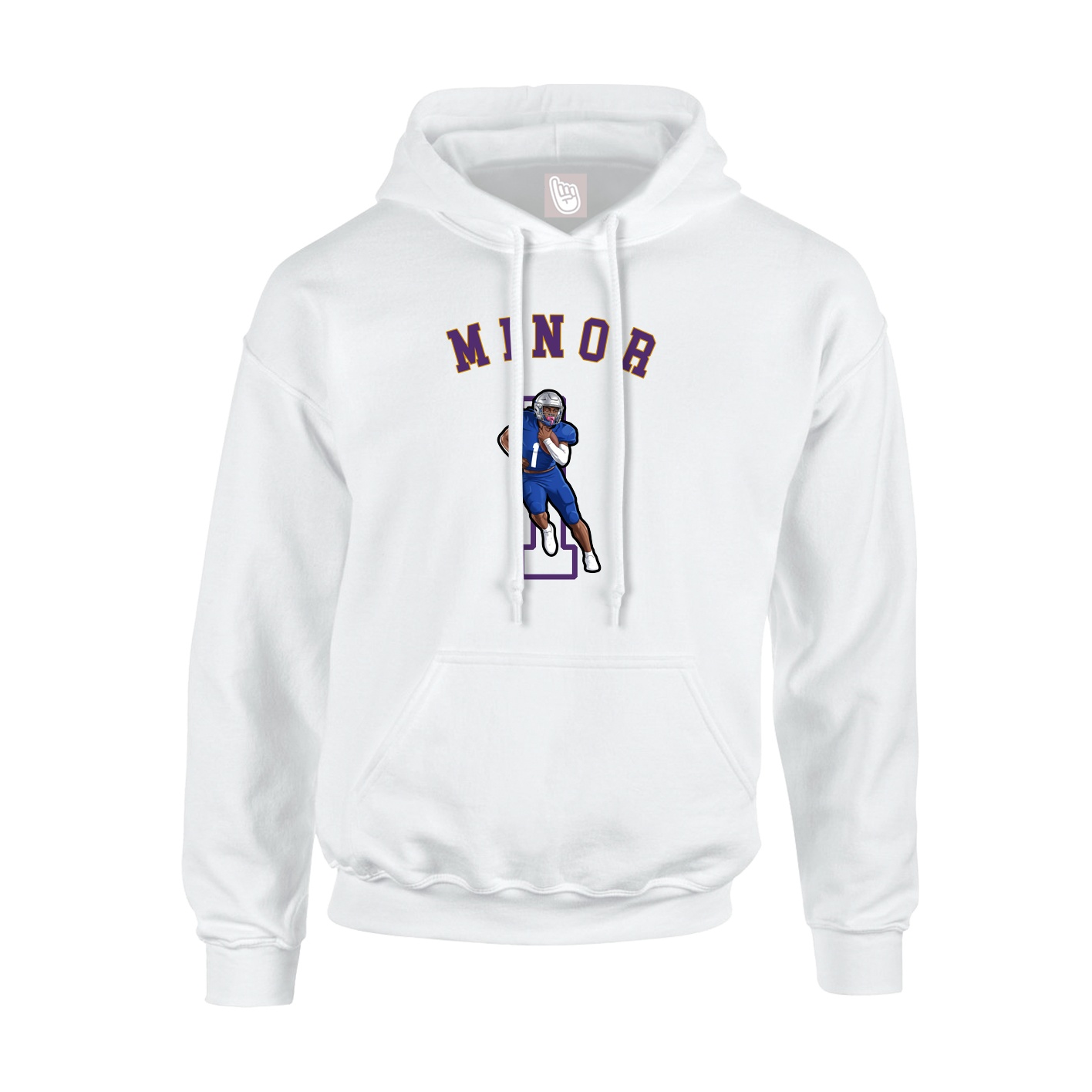 Youth Hoodie — Shirsey Arch in White