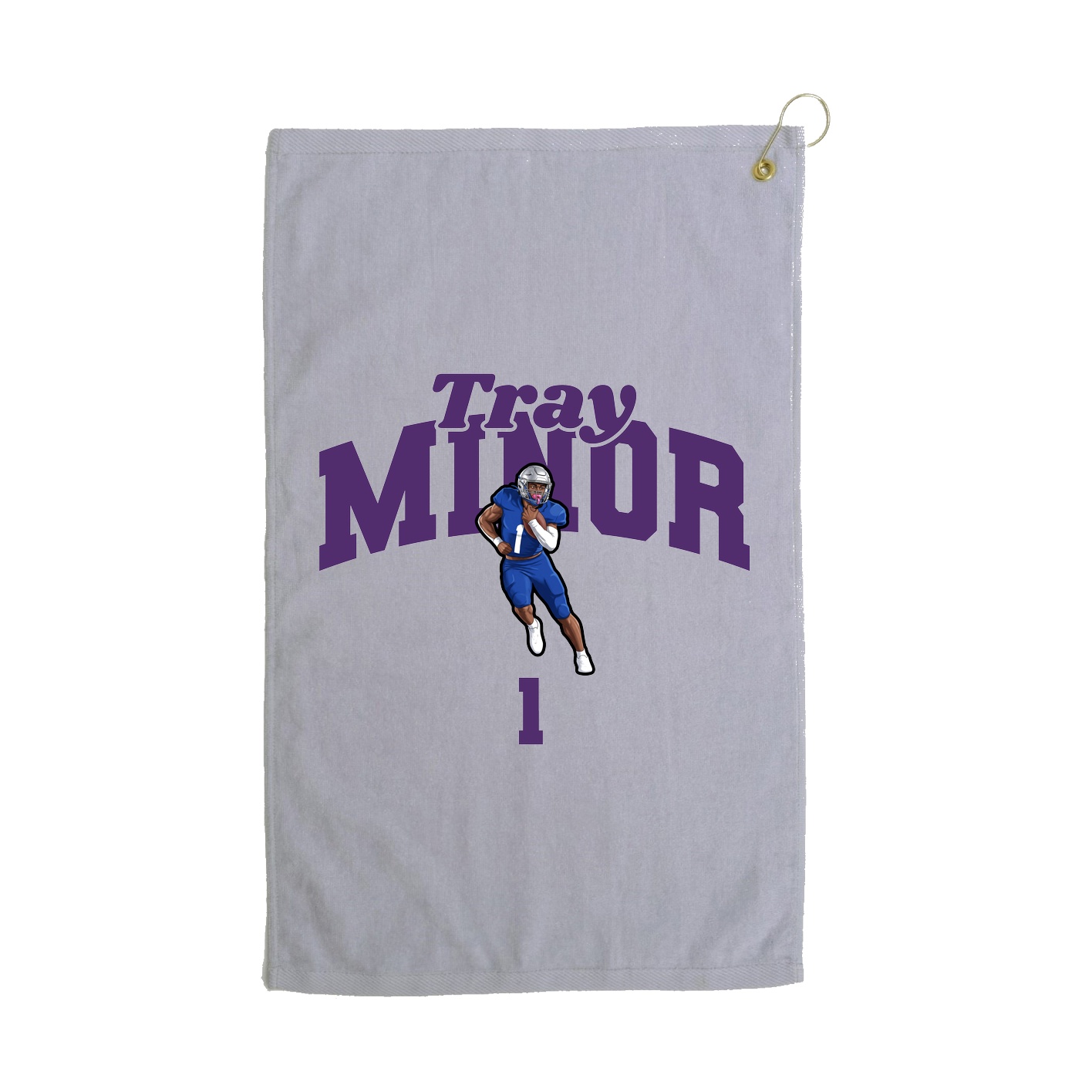 Golf Towel — Signature Arch in Grey