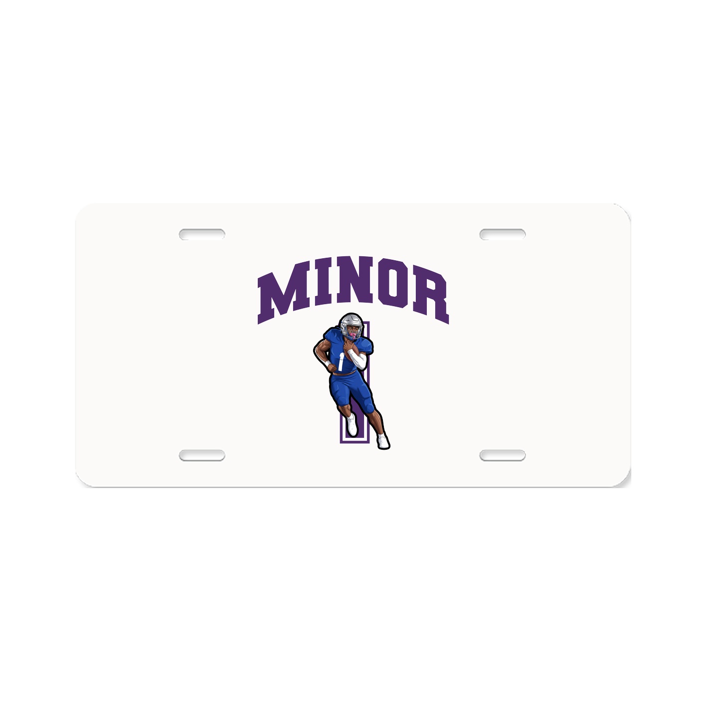 License Plate — Number in Classic