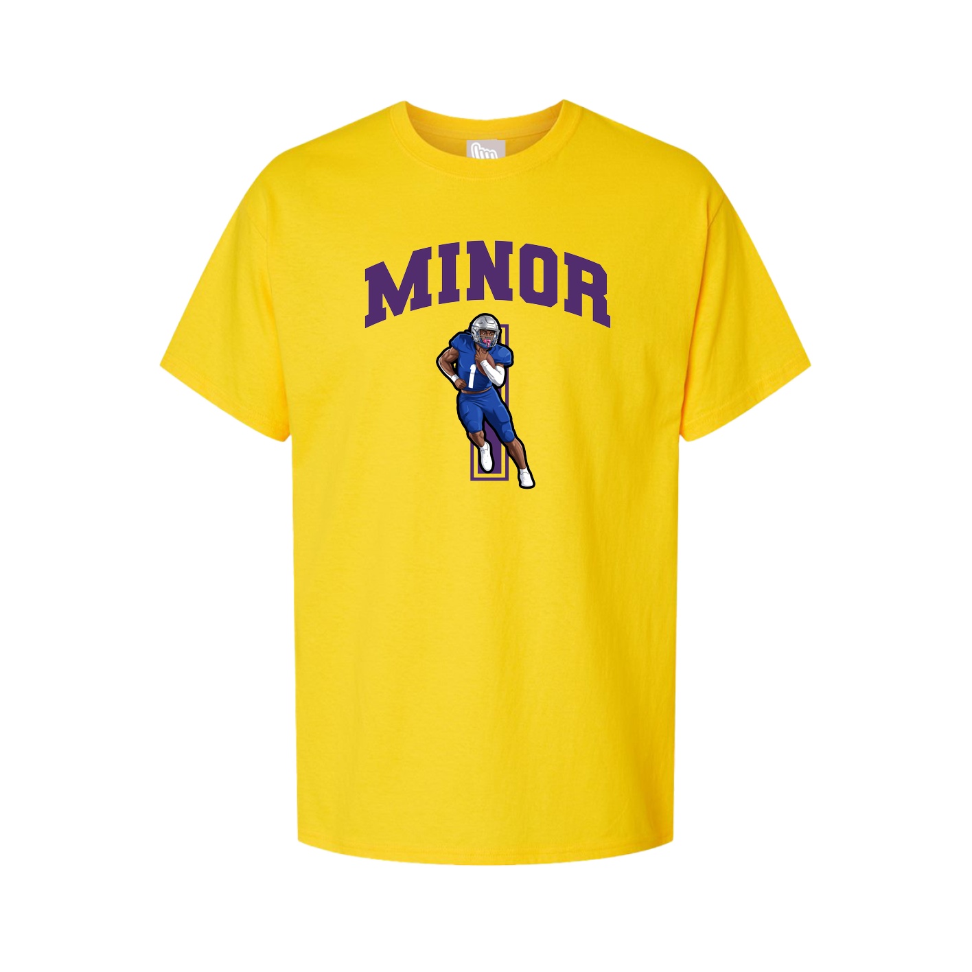 Youth Tee — Number in Gold