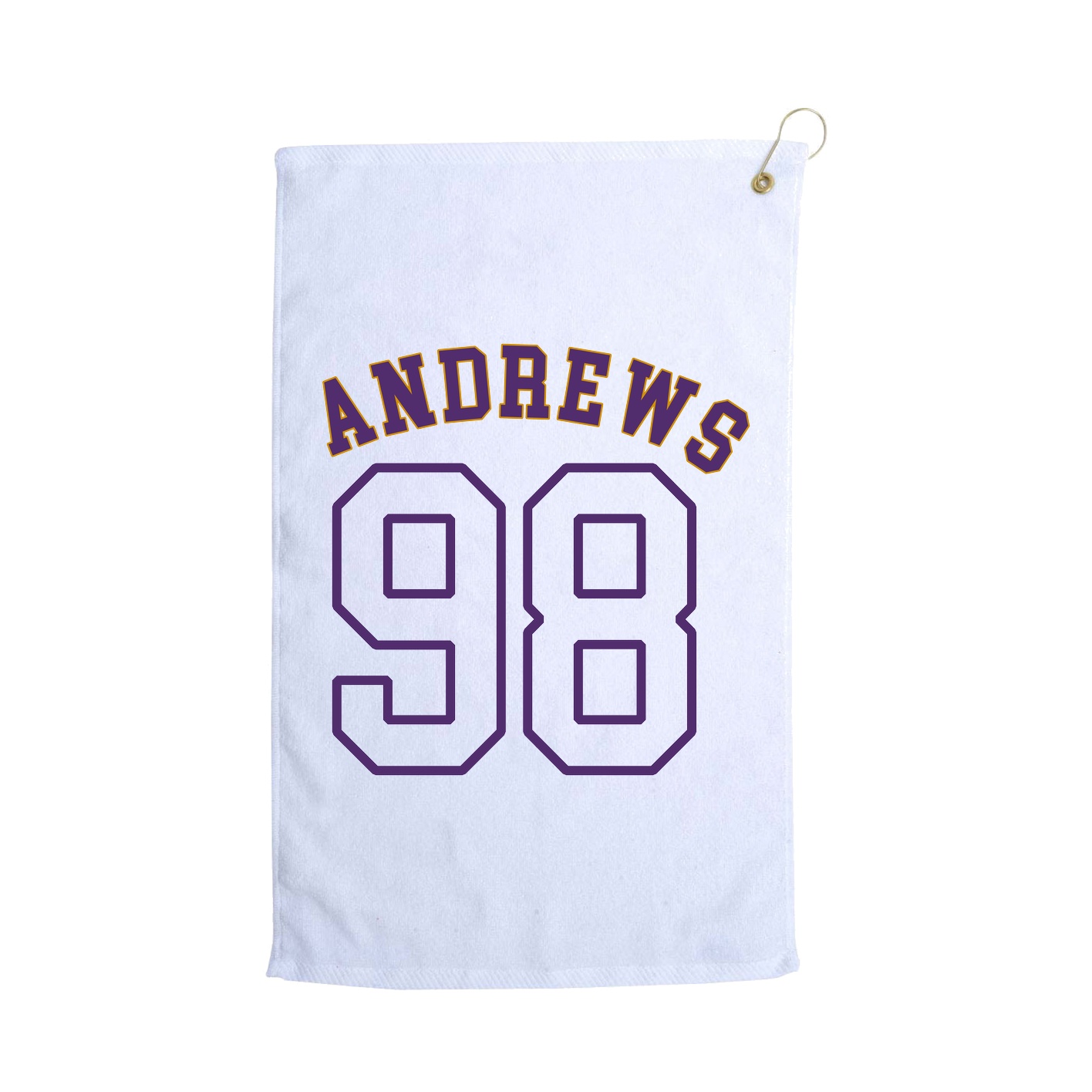 Golf Towel — Shirsey Arch in White