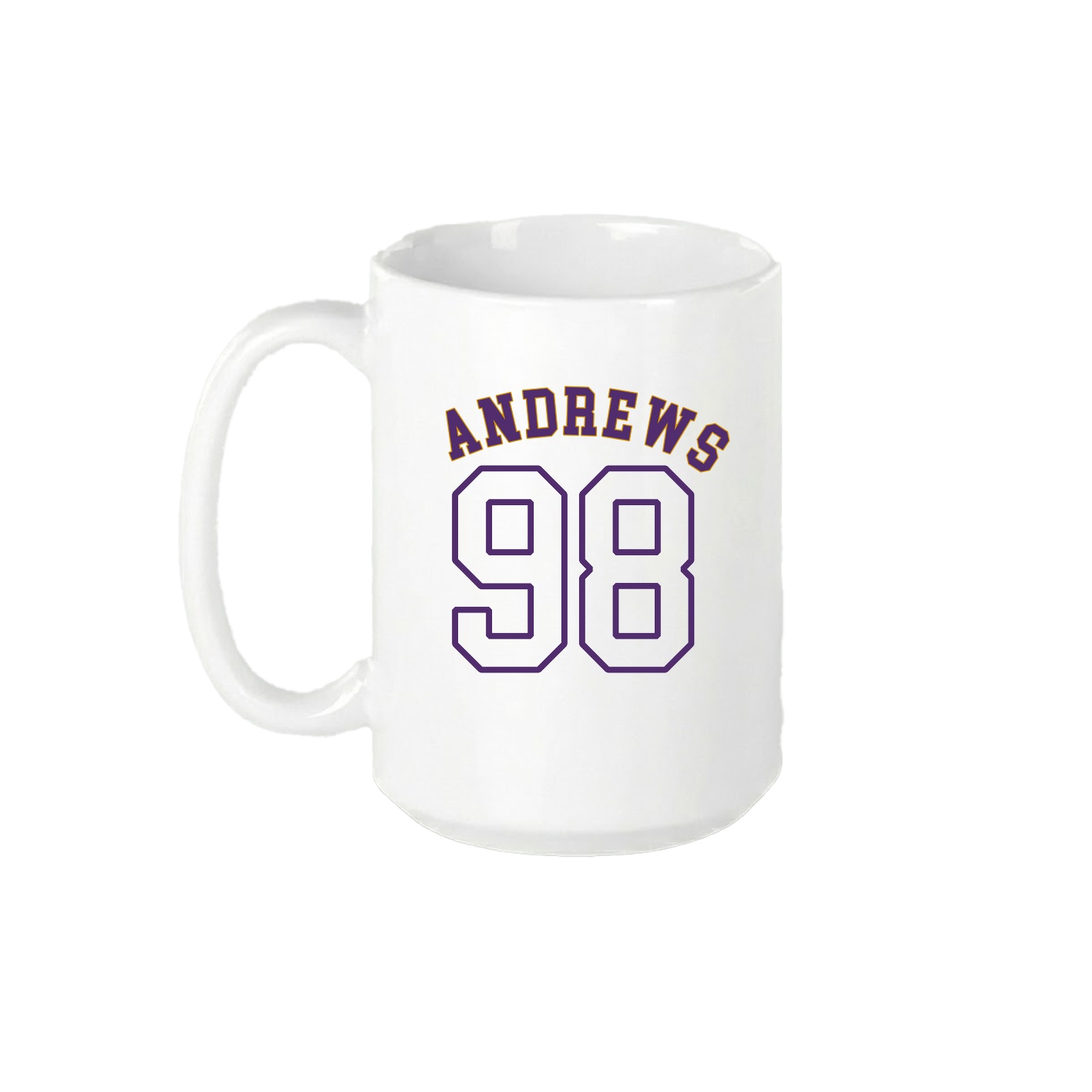 15oz Coffee Mug — Shirsey Arch in White