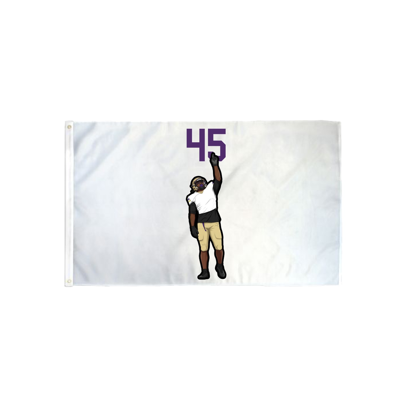 3x5 Flag — Number Top in Classic