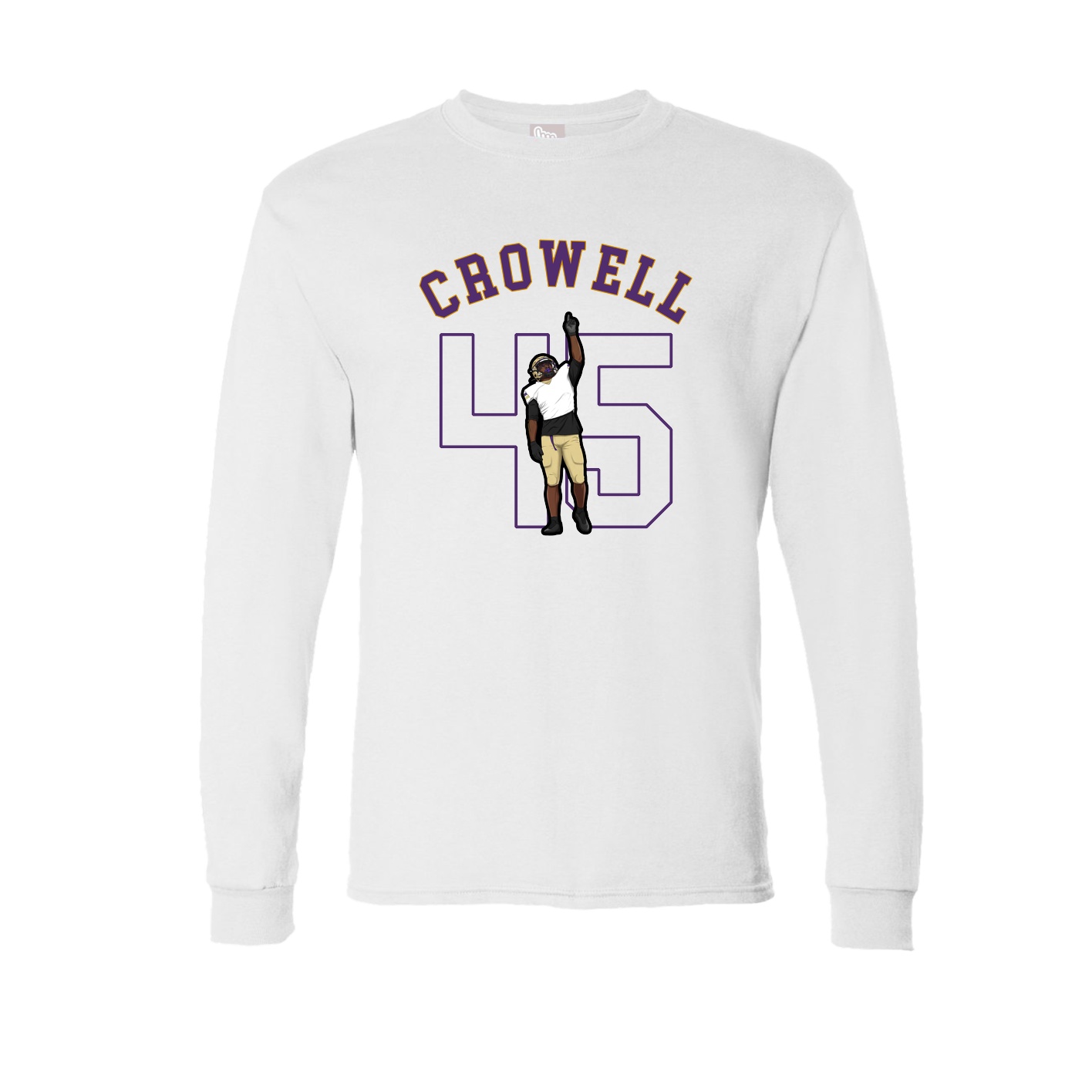 Long Sleeve Tee — Shirsey Arch in White