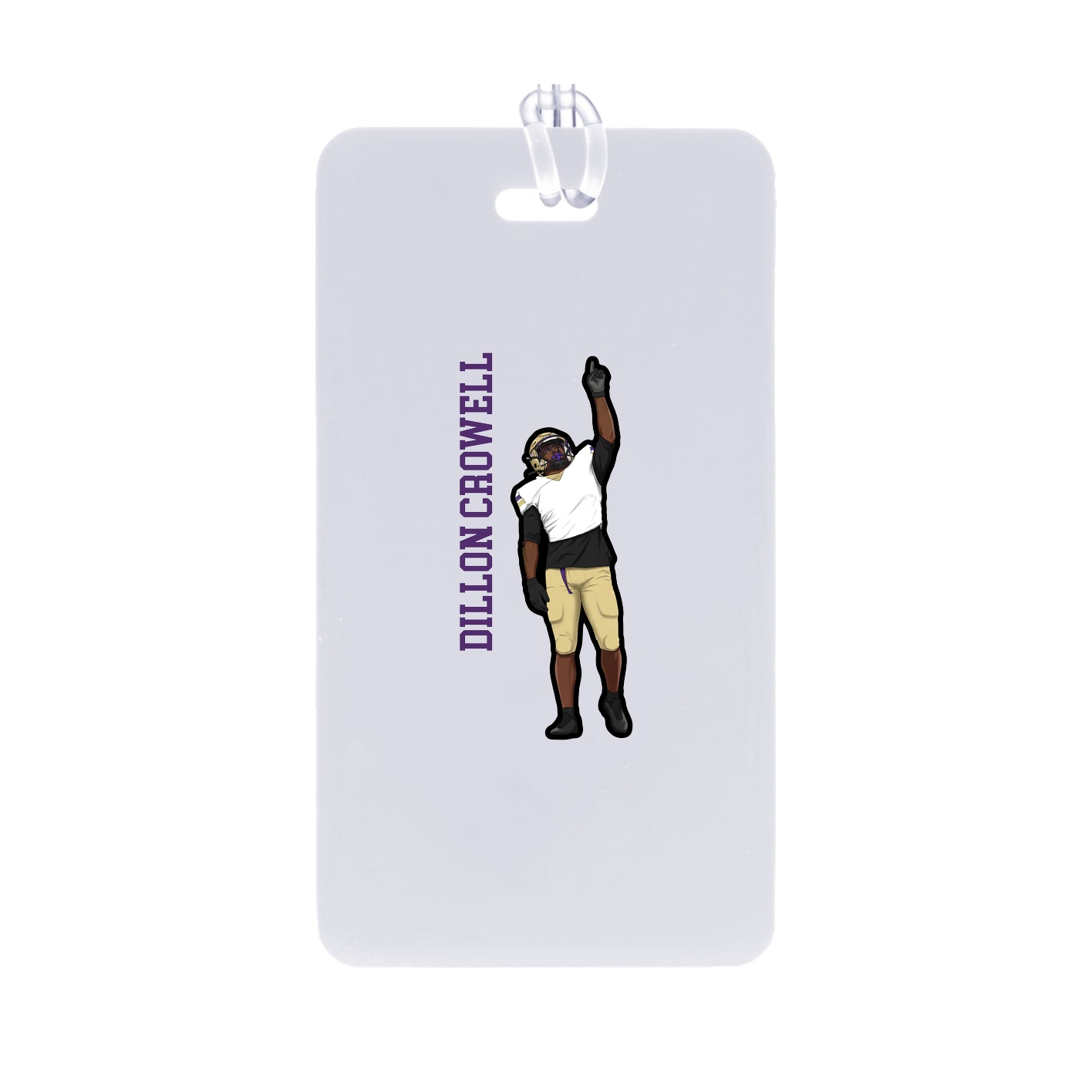 Bag Tag — Name Vertical in Classic