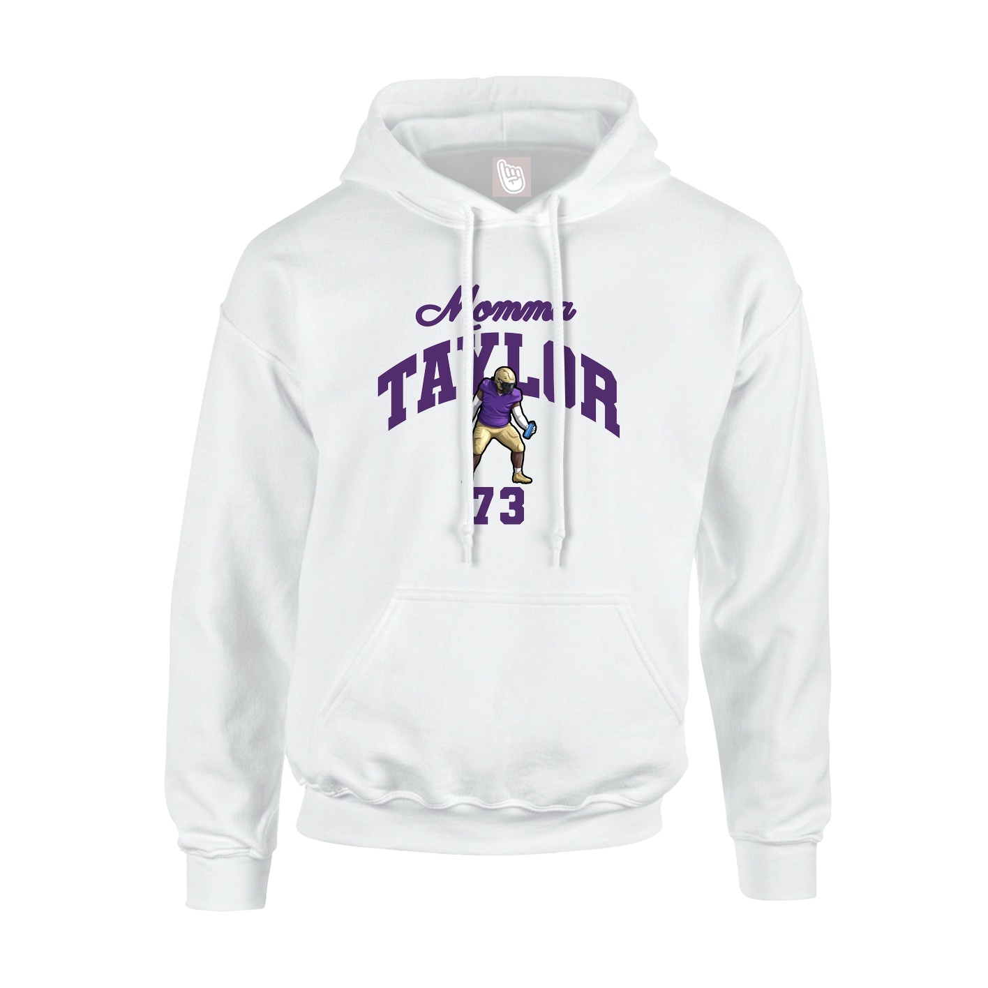 Youth Hoodie — Mothers Day Arch in White