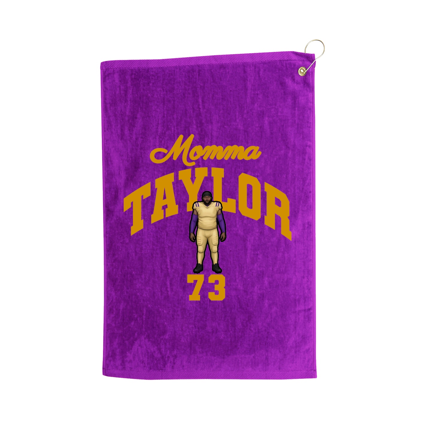Golf Towel — Mothers Day Arch in Purple