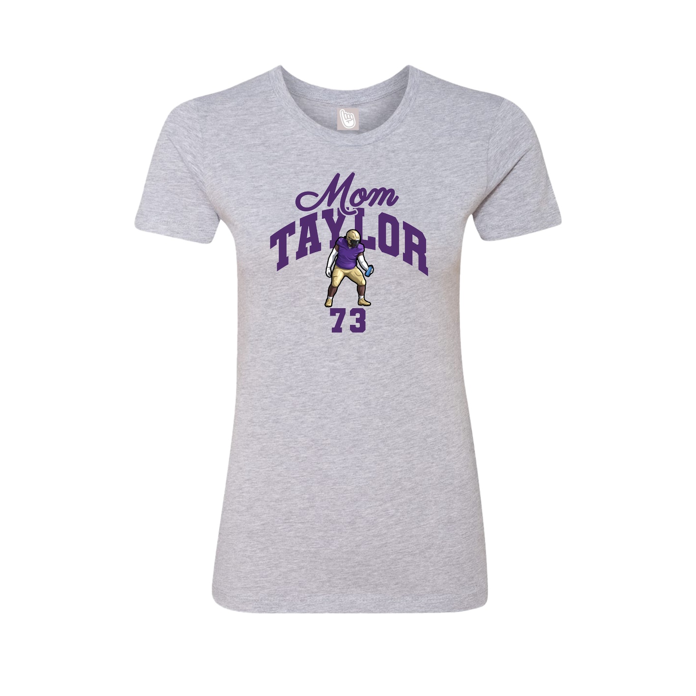 Womens Tee — Mothers Day Arch in Grey
