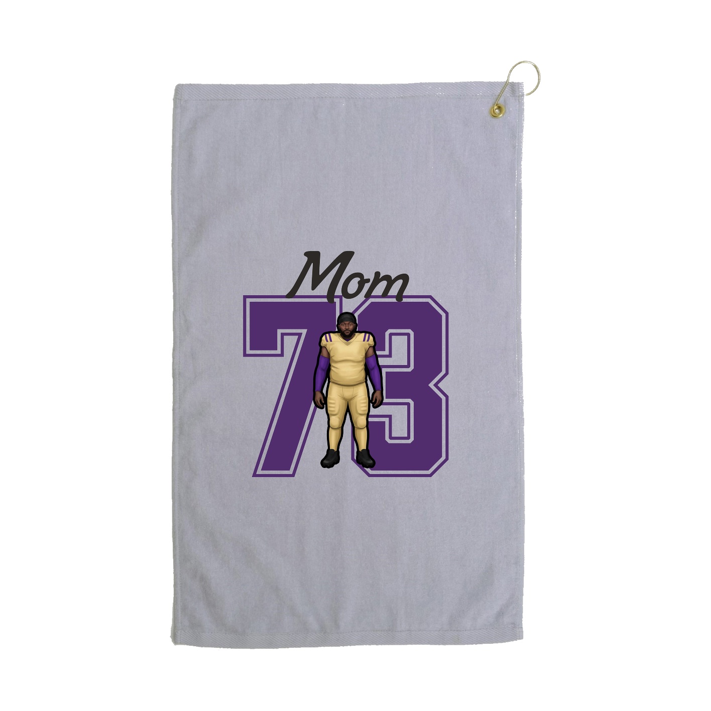 Golf Towel — Mothers Day Shirsey in Grey