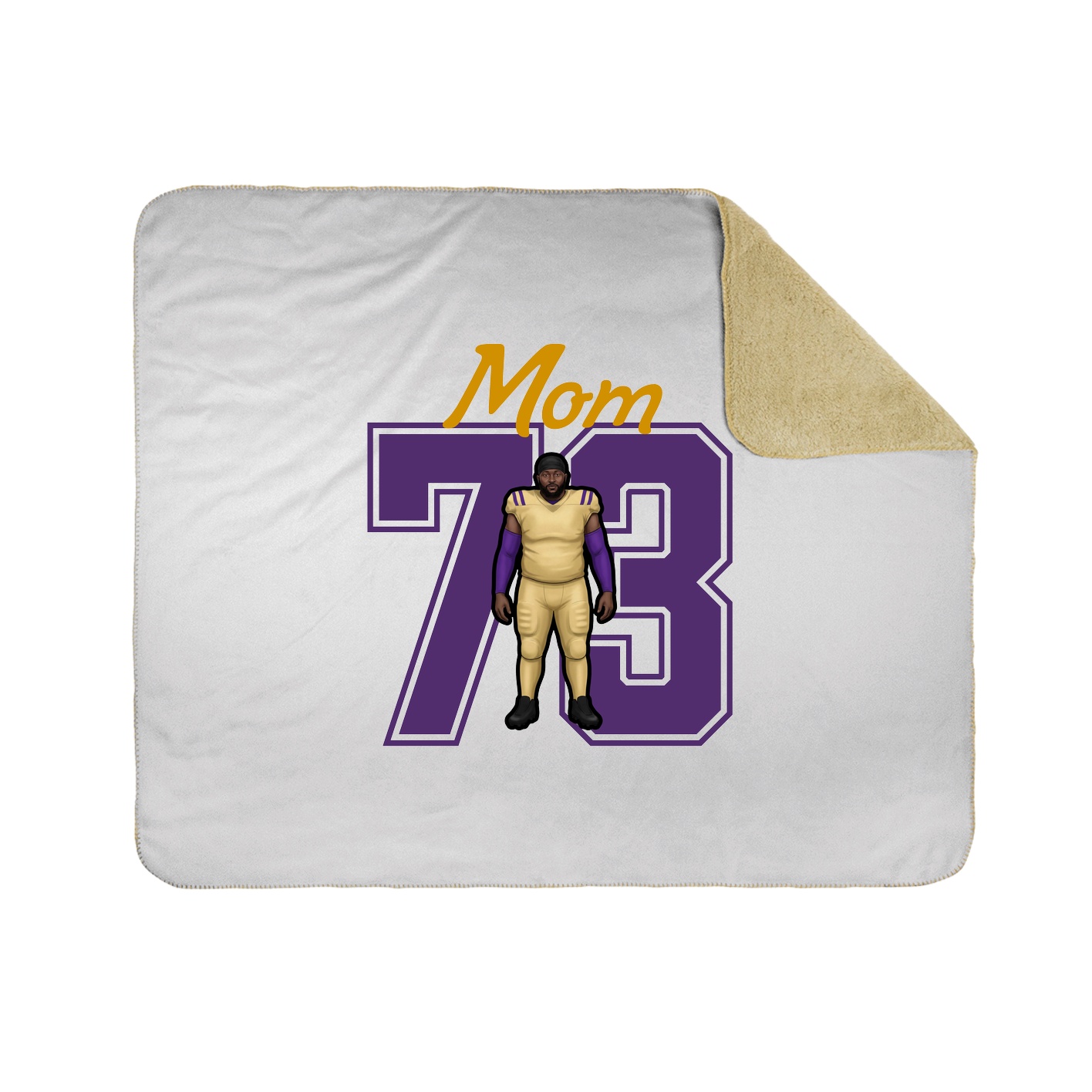 Throw Blanket — Mothers Day Shirsey in White